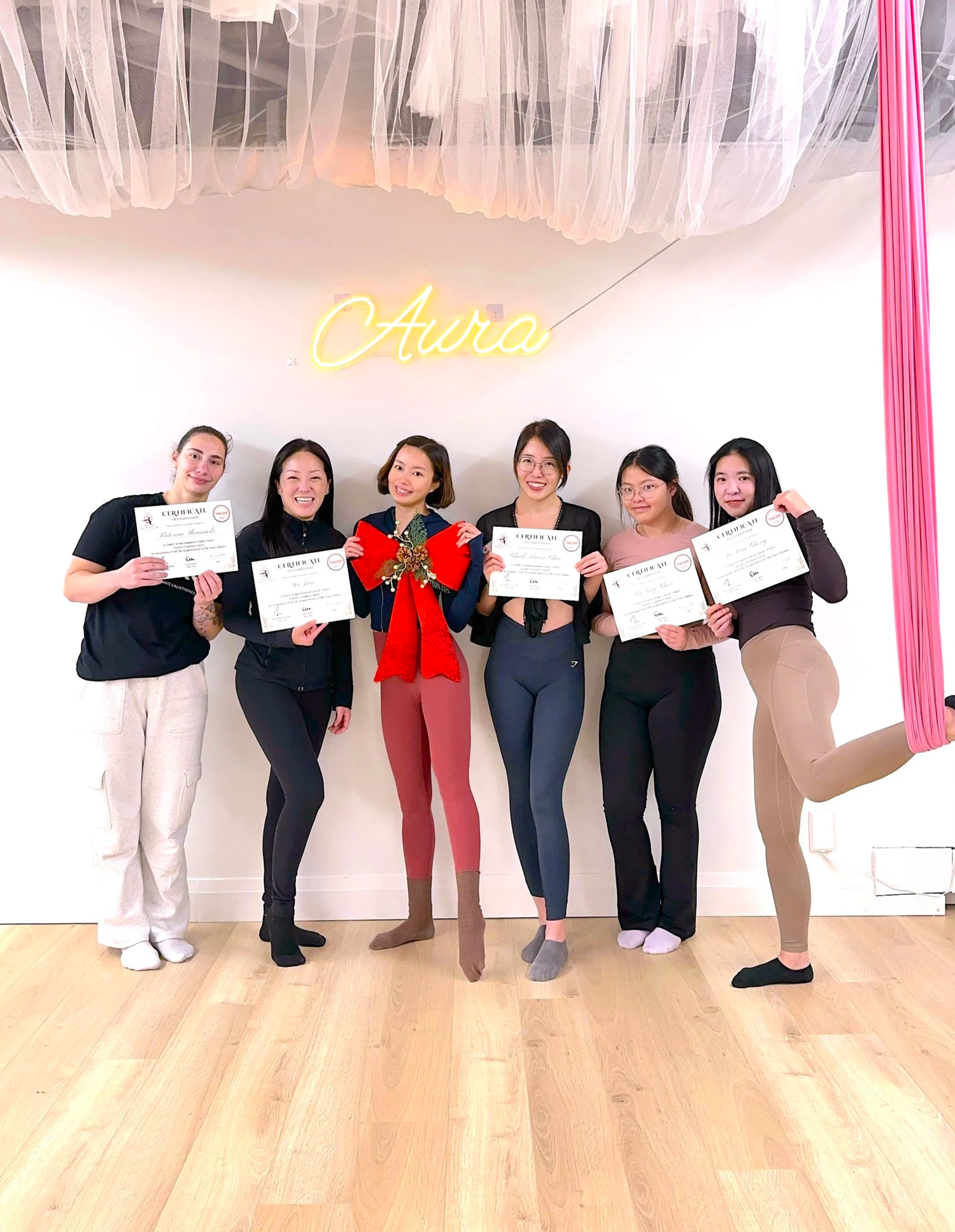 Aura Single-Point Teacher Training graduates