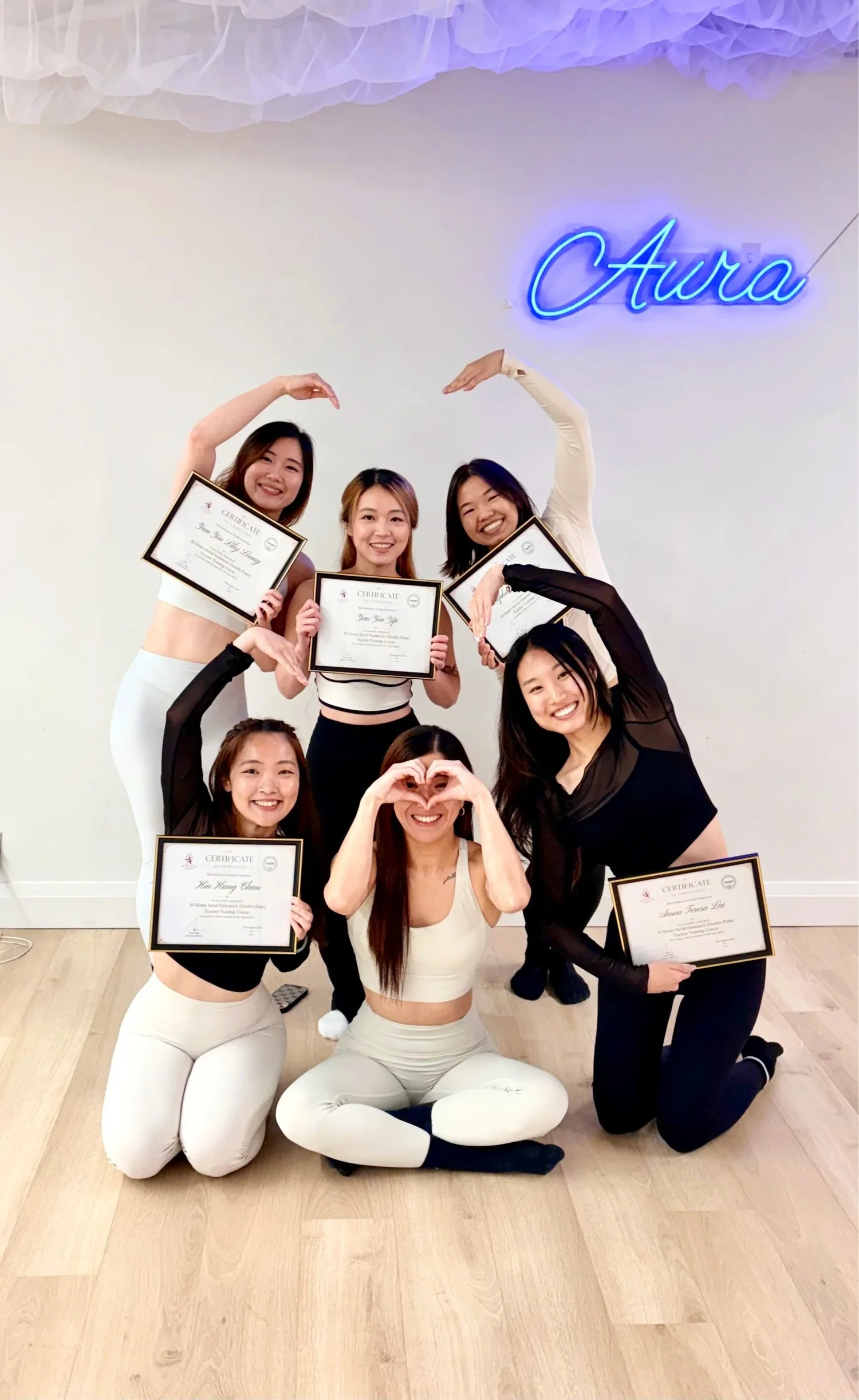 Aura Double-Point Teacher Training Cohort 3 graduates