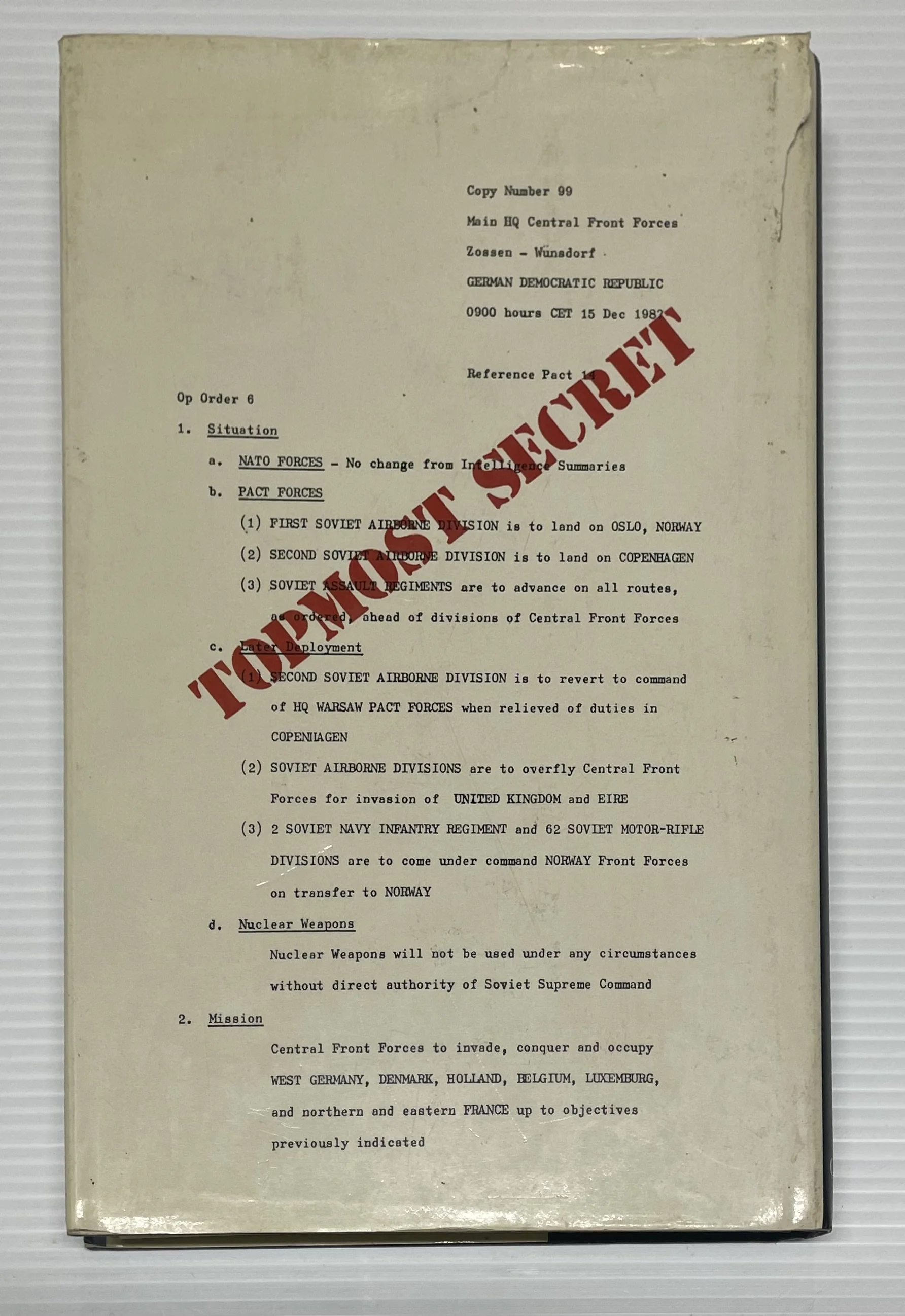 Silent Night – The Defeat of NATO