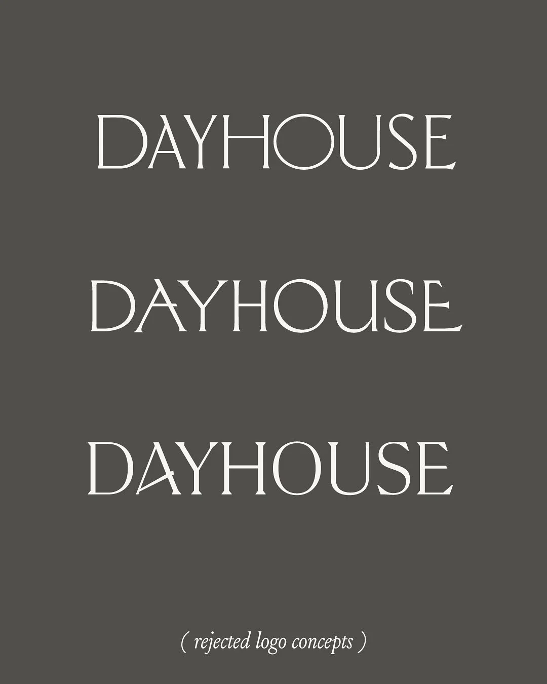 Only one of these logos survived&hellip; can you guess which one? (Answer before you swipe!)

Not every design makes the cut. Each of these three concepts meets the brief and captures the edgy, forward-thinking vibe we were going for, but ultimately 