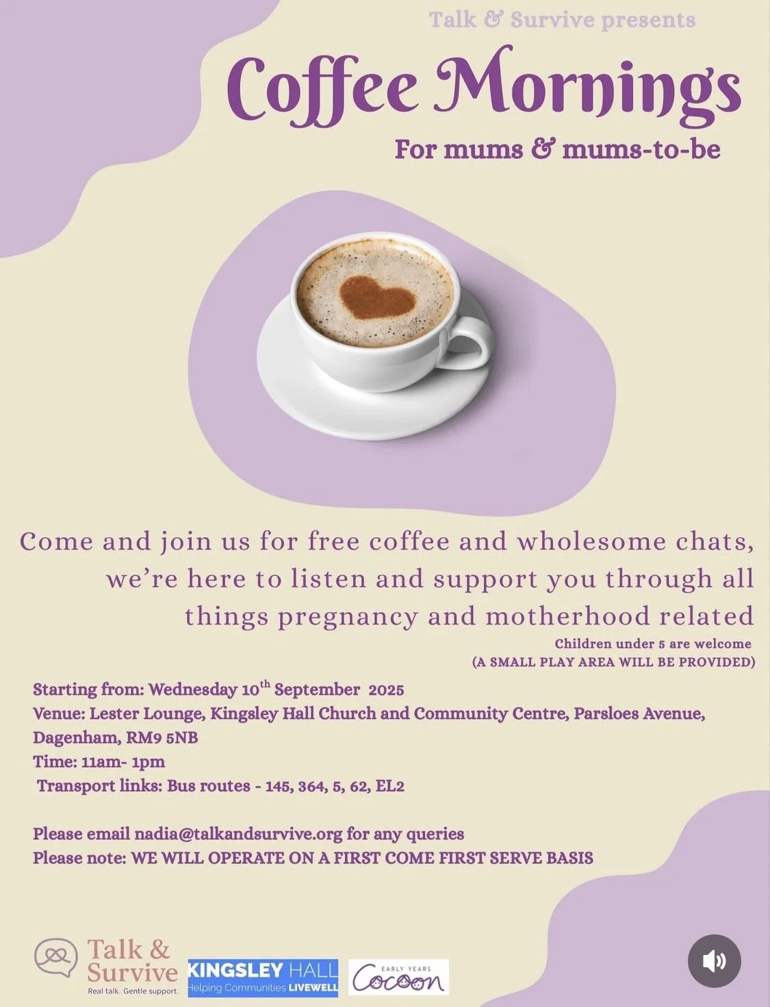 Talk & Survive Coffee Morning