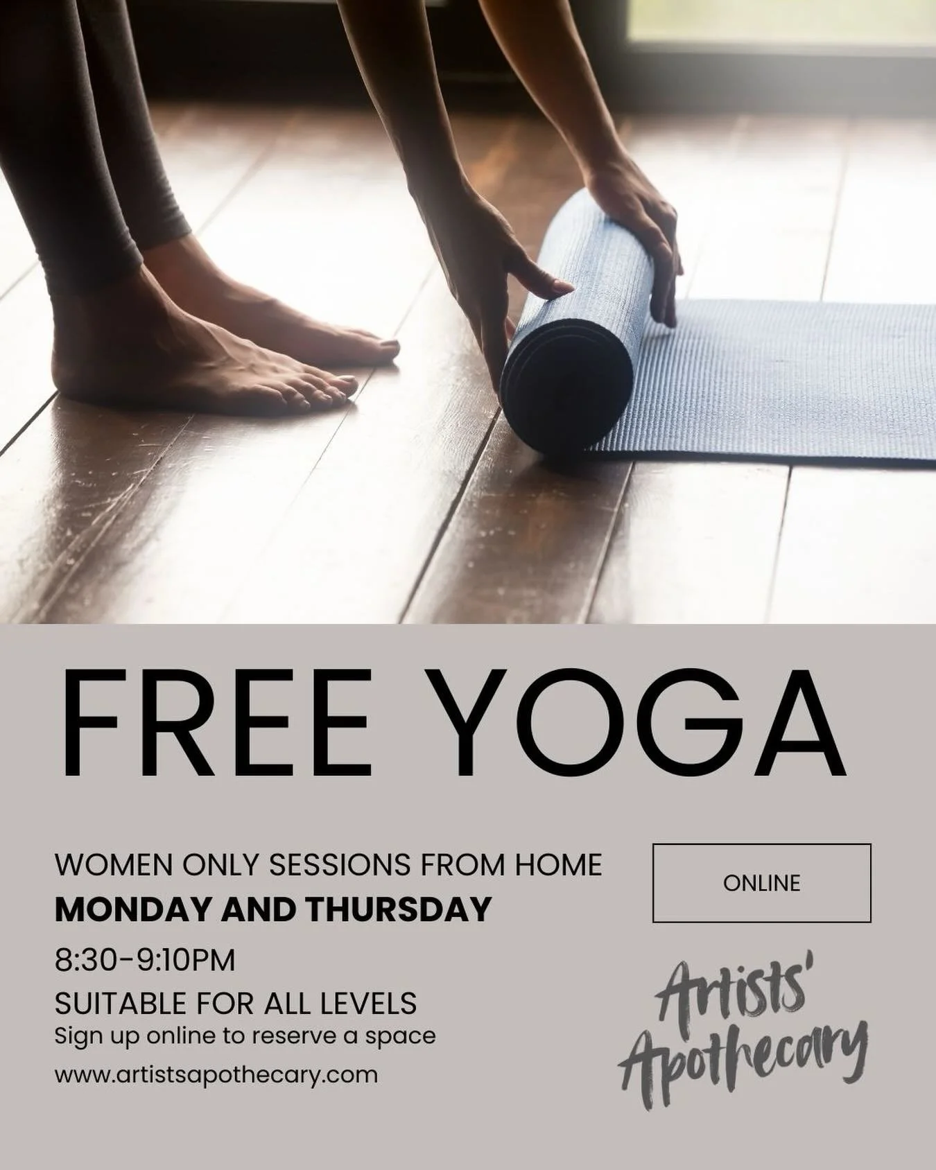 🧘&zwj;♀️✨ YOUR REMINDER THAT FREE YOGA EXISTS AND IT&rsquo;S TWICE A WEEK ✨🧘&zwj;♀️
Roll out your mat, dim the lights, light a candle &mdash; and join us from the comfort of your own home. No commute. No gym kit. No judgment. Just 40 minutes to dec
