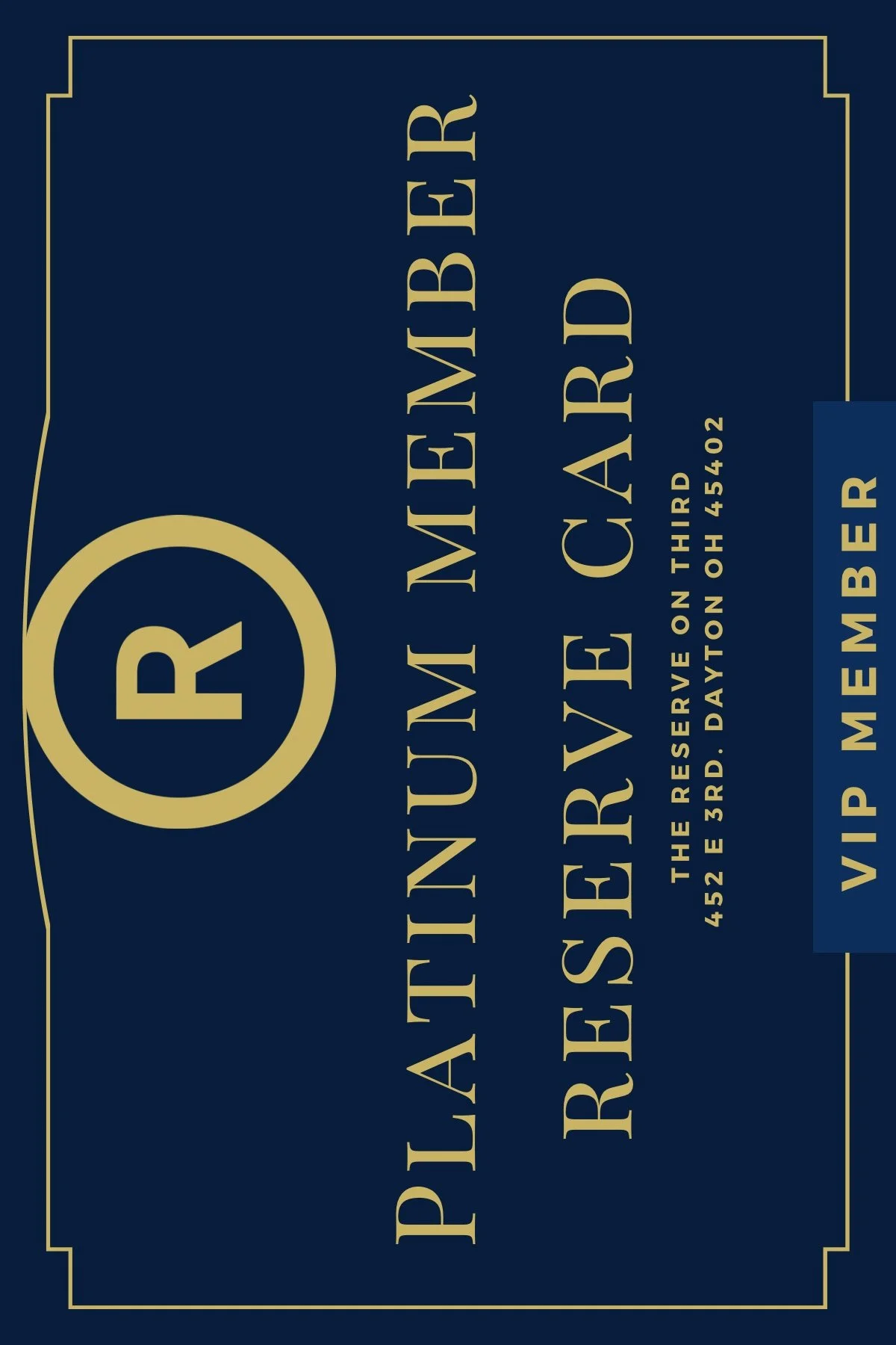Platinum Membership — The Reserve on Third