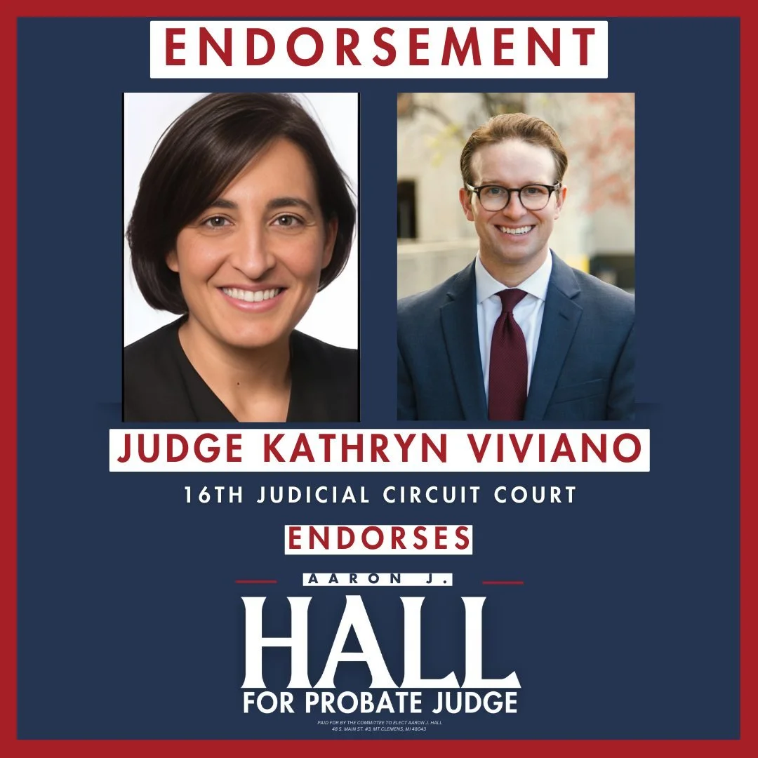 Aaron J. Hall for Macomb County Probate Court Judge