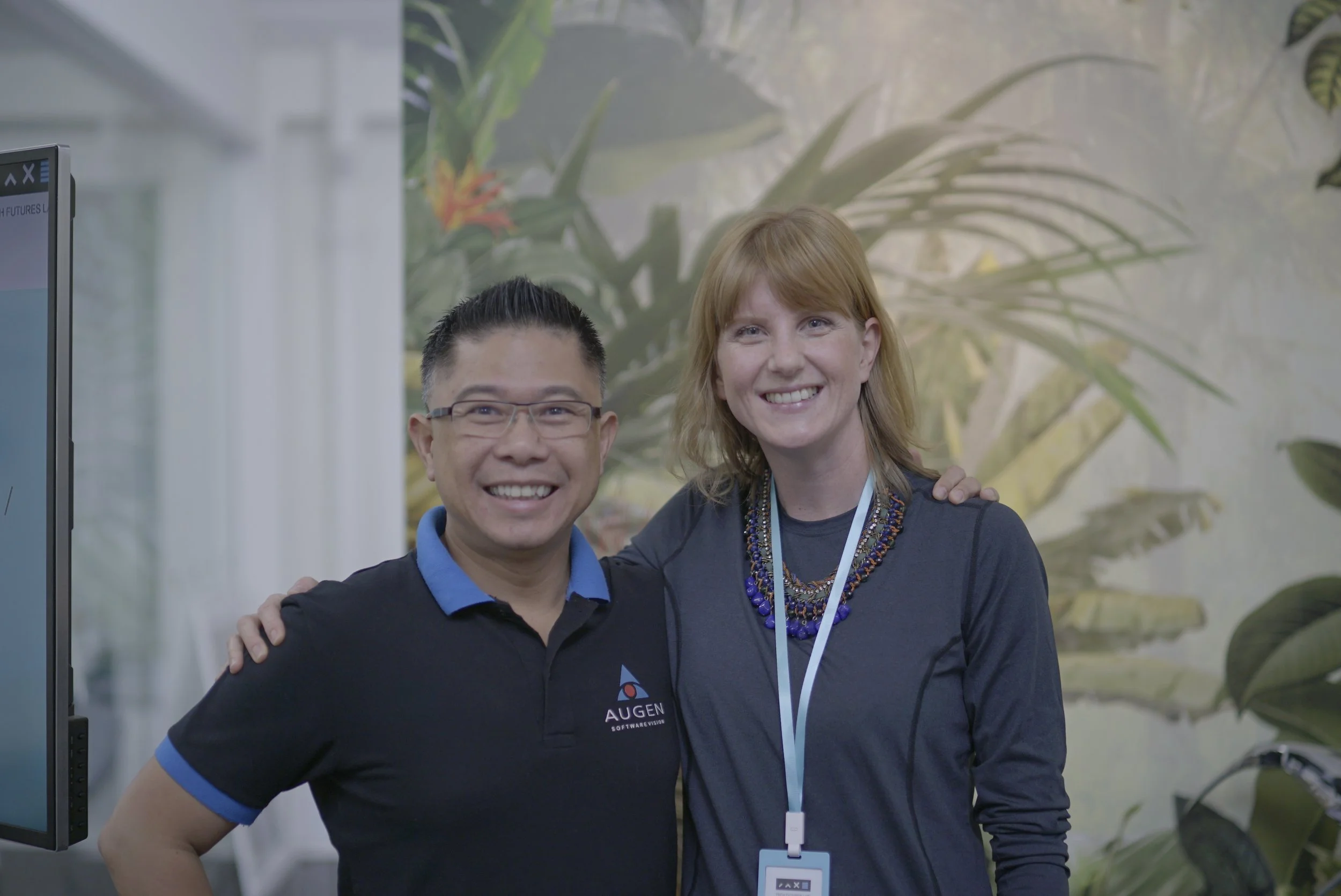 NZ Tech Chair, Mitchell Pham welcoming me to AgriTech NZ's board