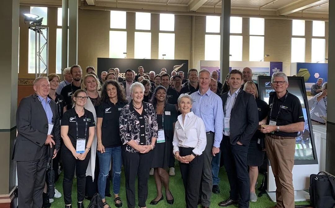 The agritech crew with Dame Annette King at evokeAg