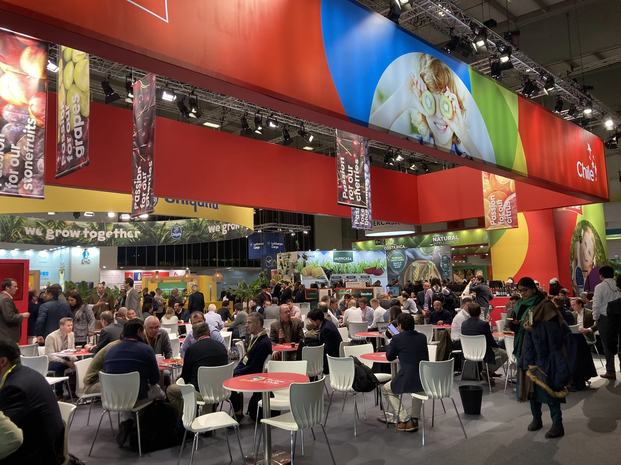 A tiny glimpse of the massive Fruit Logistica