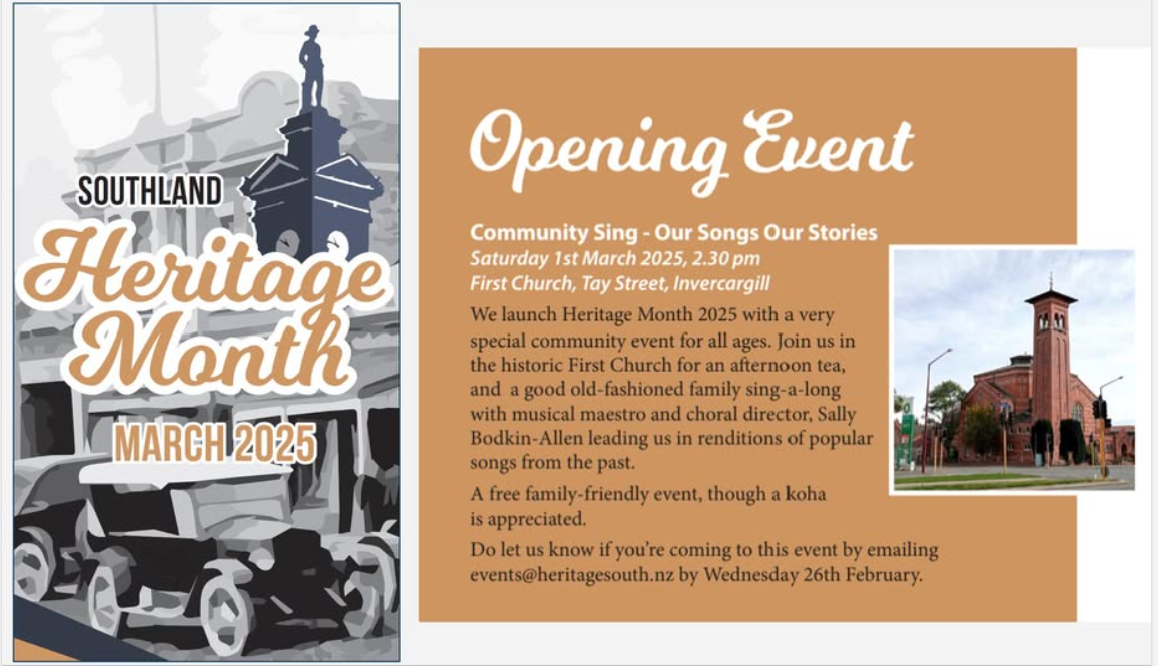 MARK YOUR HERITAGE CALENDAR - Heritage Month 2025 ~ Join Senga as she chats with David Dudfield about the special events coming up