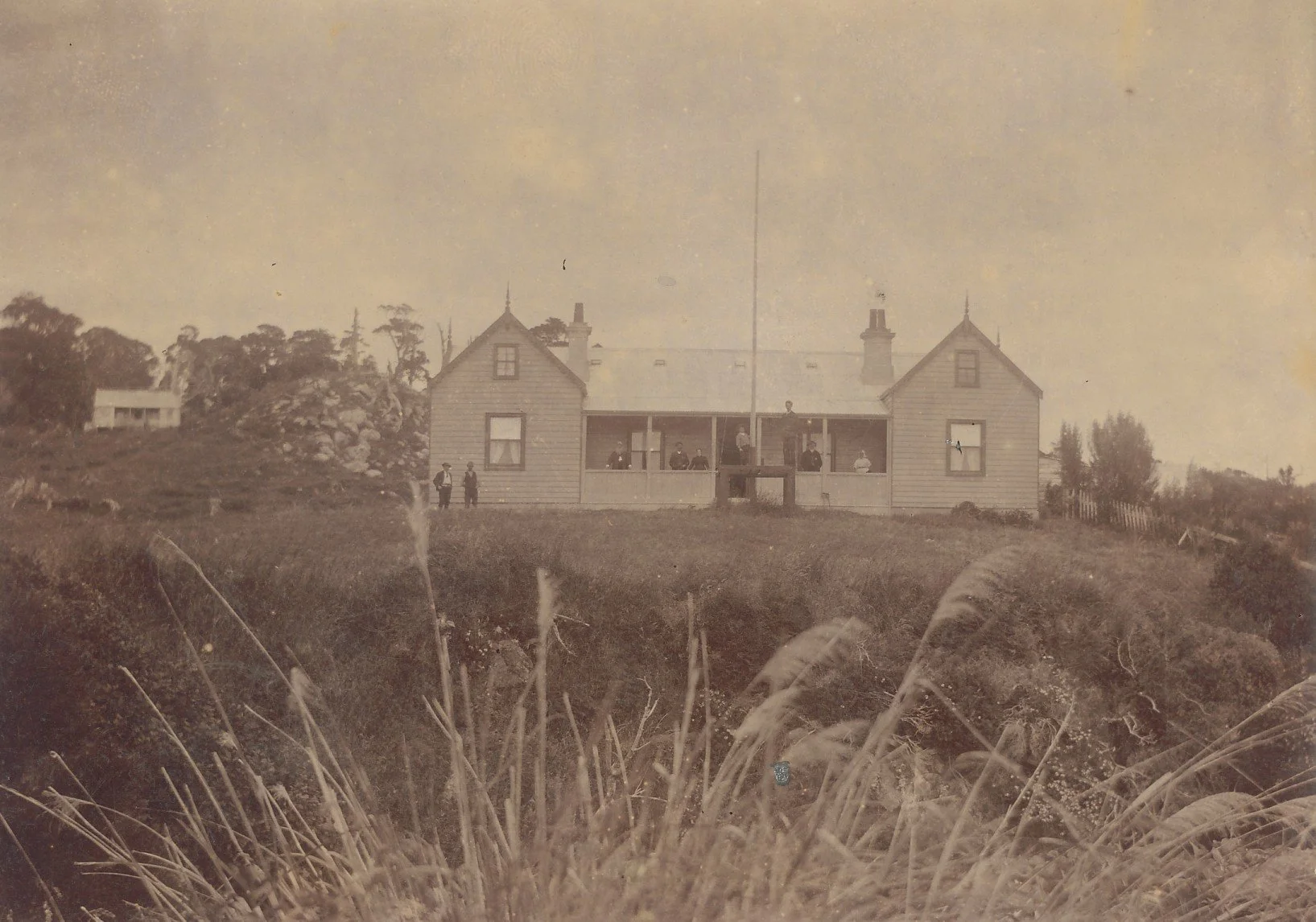 Traveller's Rest with Orphan House - Courtesy of Rakiura Museum