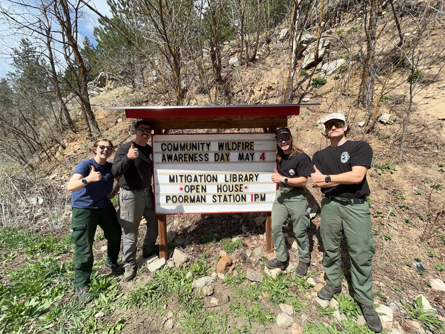 C'mon out to Poorman Station May 4th at 1pm to learn all about the Community Mitigation Tool Library! This wonderful resource is supported by Wildfire Partners and open to residents of Four Mile, Sunshine, Sugarloaf, and Gold Hill Fire Protection Dis