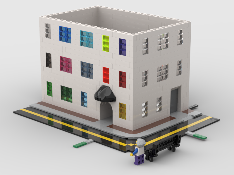 Testing out all of the window colors to find the best color.