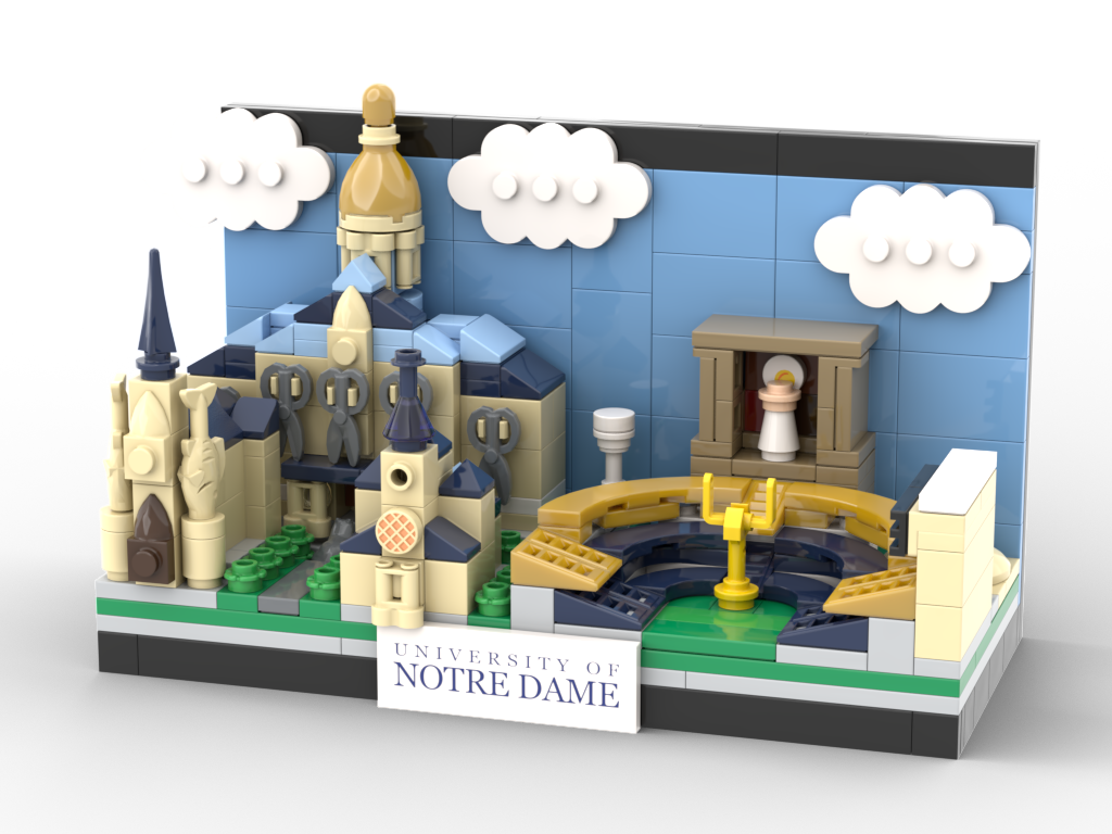 Notre Dame LEGO® Brick set