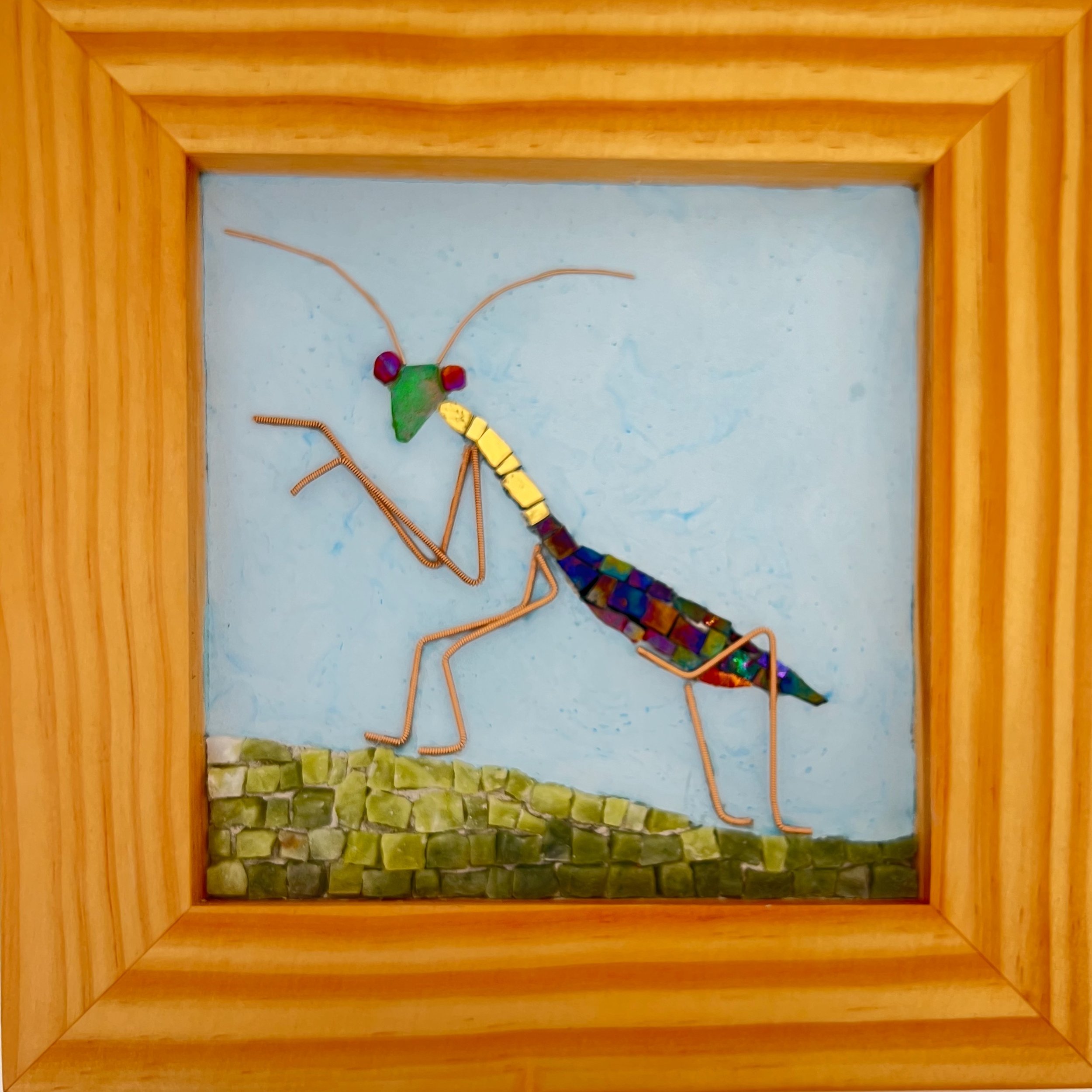 Iridescent Praying Mantis