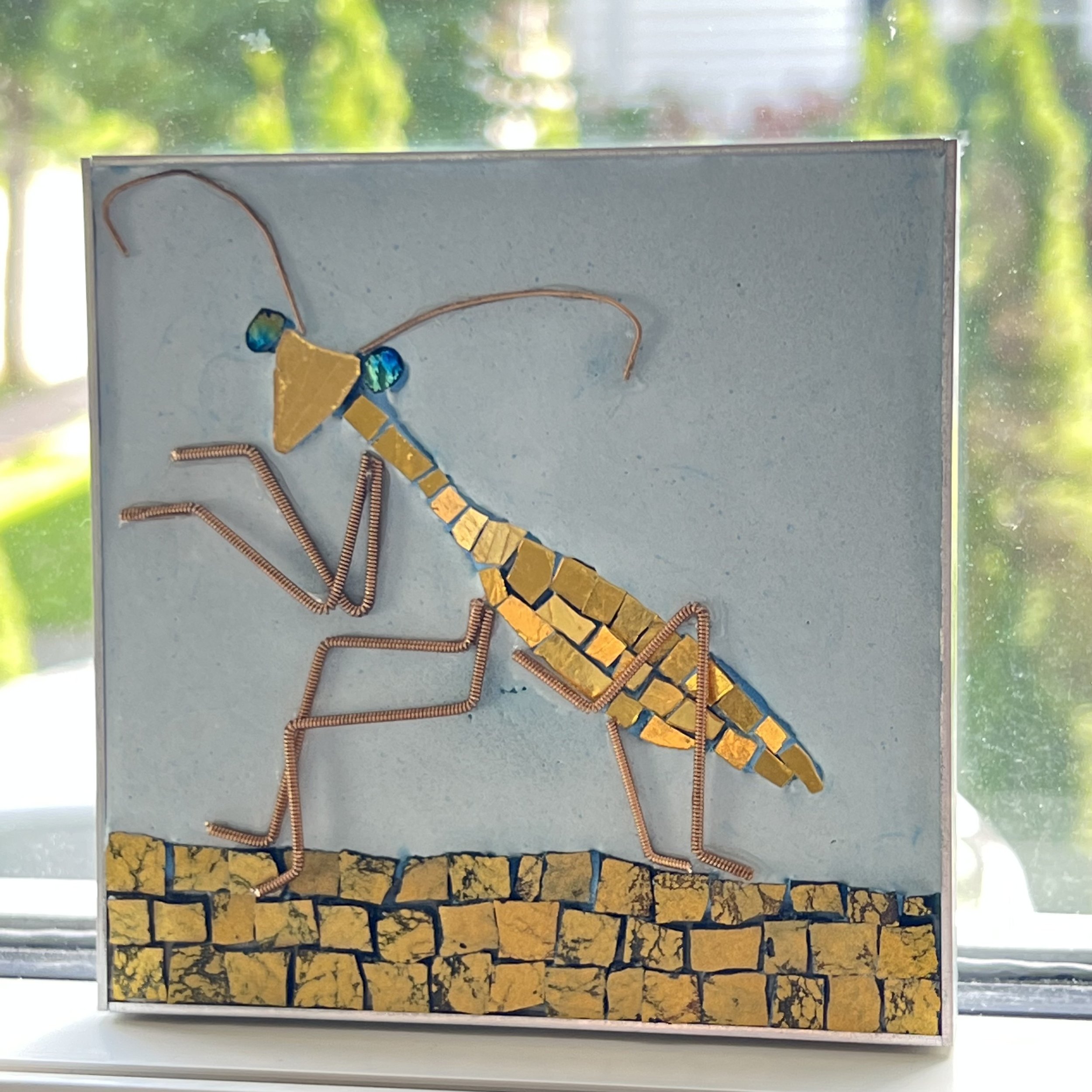 Golden Praying Mantis