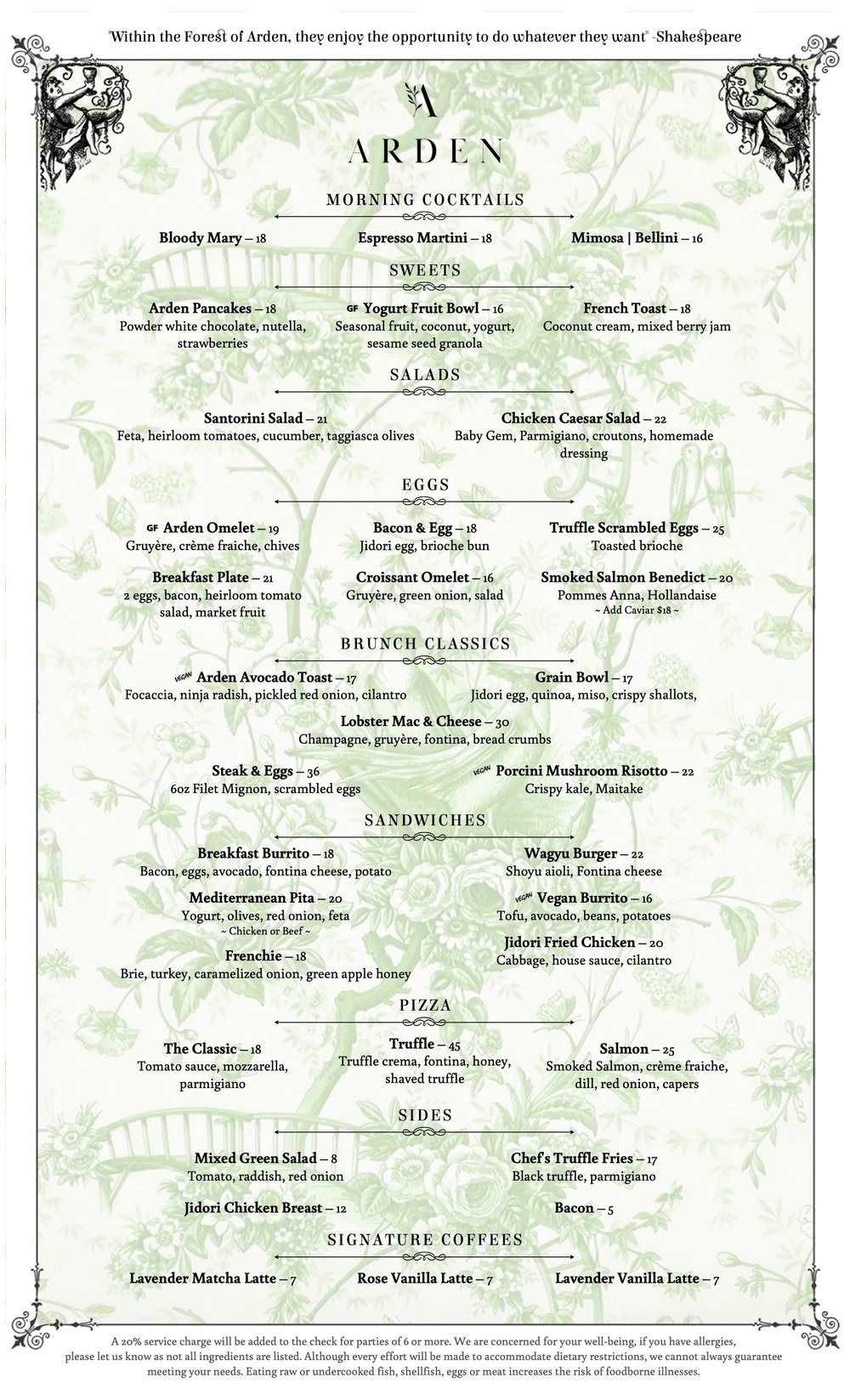 Arden Restaurant & Bar — Arden