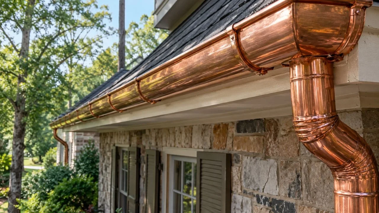 Copper Gutters: 6 Reasons They’re Worth It for Atlanta Homes
