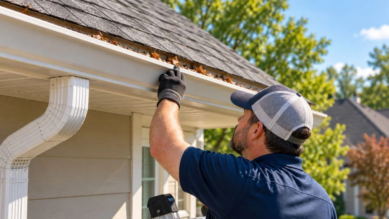 gutter-inspection-before-roof-replacement