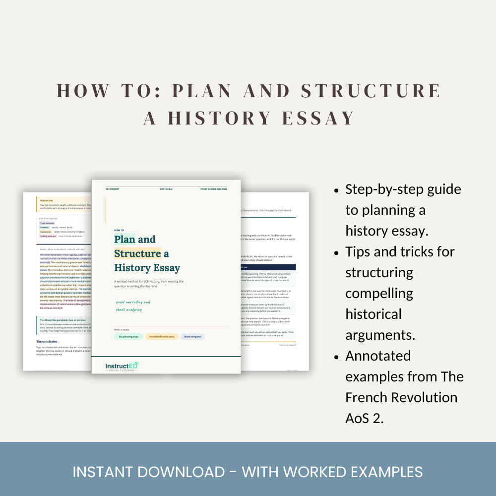 How to: Plan and Structure a History Essay