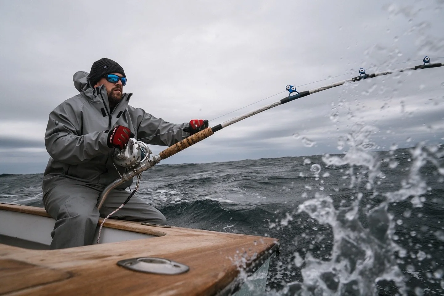 Client: @pelagicgear 
Location: Outer Banks, North Carolina

We went to the Outer Banks last February to shoot @pelagicgear foul weather gear with 3 things in mind: rough seas, cold weather, and a shot at a giant bluefin. Safe to say all three were a