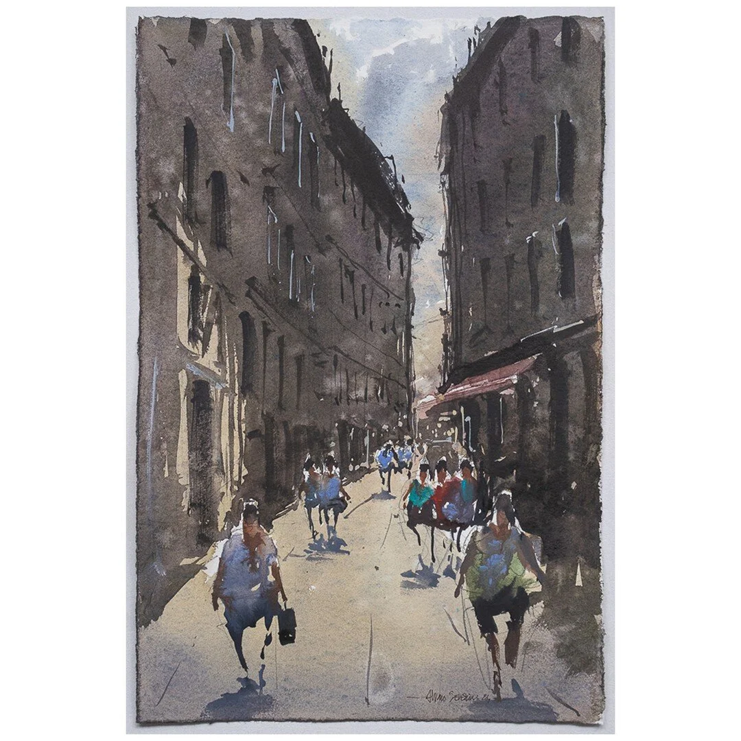 Aca les comprato otro cuadro de una serie de totorales que estar&aacute;n disponibles pronto! si estas interesado en comprar algun cuadro ponte en contacto conmigo! o anda al link de la Bio! 😍 #watercolor #watercolorpainting #watercolors #watercolor