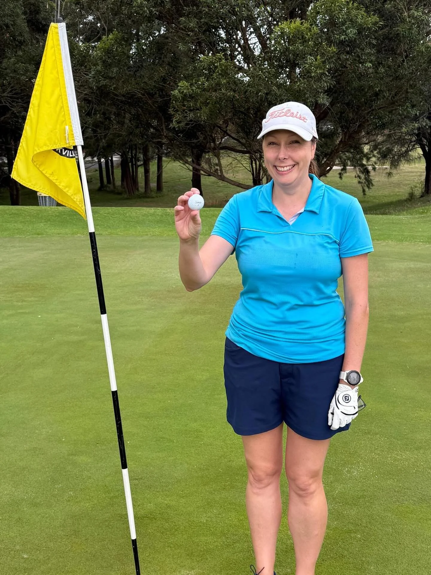 It&rsquo;s easy to grin when your tee shot on 8 goes in. 

Congratulations Amanda Wilson. ACE 

&spades;️ ⛳️ 🎉 👏🏽