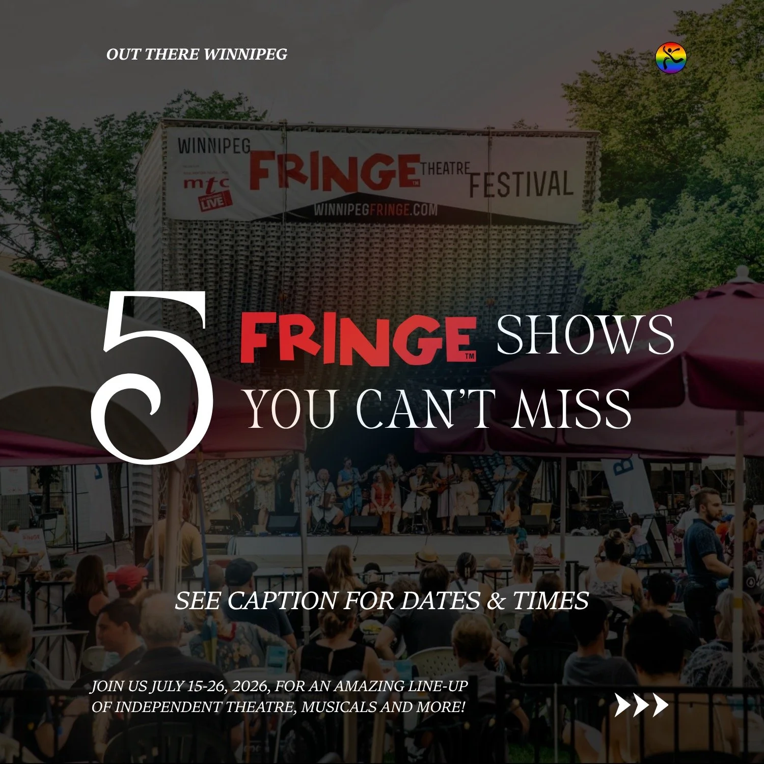 5 Queer Fringe Shows to Catch in Winnipeg 🎭🏳️&zwj;🌈

The Winnipeg Fringe Theatre Festival runs July 15&ndash;26, 2026. Here are five shows to add to your Fringe schedule:

1. The Naked Mennonite: Genesis

📍 Venue 29, Club 200
🎟️ $12

Showtimes:
