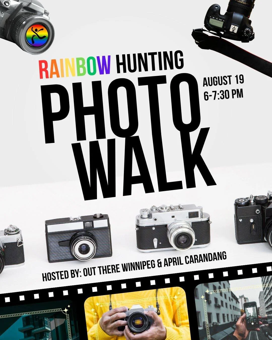 🌈📸 RAINBOW HUNTING: A Colour-Hunting Photo Walk

Celebrate World Photography Day with Out There Winnipeg&rsquo;s first photo walk, led by Winnipeg travel and documentary photographer April Carandang (@peggrammer)!

Choose one colour from the Pride 