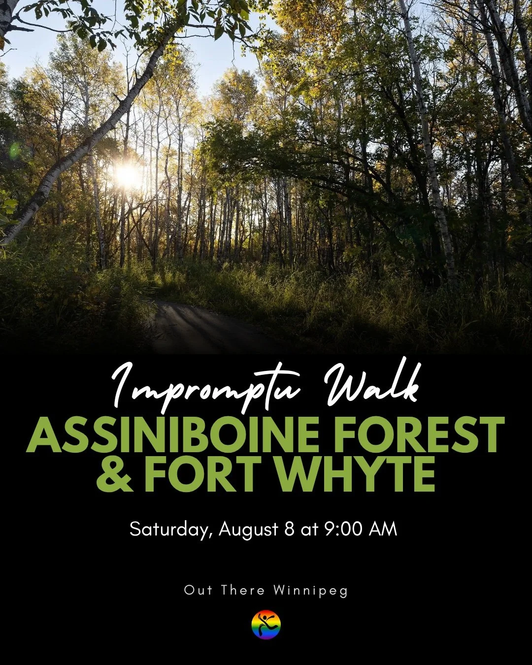 🥾 IMPROMPTU WALK: ASSINIBOINE FOREST &amp; FORTWHYTE

Our out-of-town hike didn&rsquo;t pan out, but that won&rsquo;t keep us off the trails! Join Out There Winnipeg today for an extended walk through Assiniboine Park and Assiniboine Forest to FortW