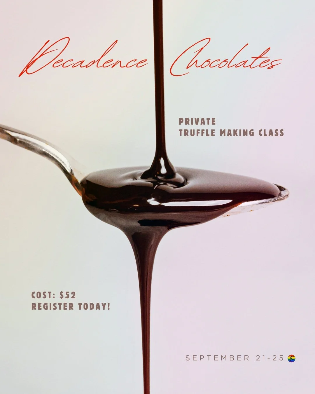 🍫✨ CALLING ALL CHOCOHOLICS!

Ever wanted to make your own handcrafted truffles? Join us for a private truffle-making class at Decadence Chocolates and learn a delicious new skill!

⠀
📍 WHERE: Decadence Chocolates
70 Sherbrook
⠀
📅 DATE: During the 
