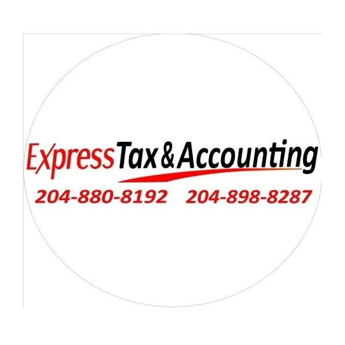Logo for Express Tax & Accounting with two phone numbers.