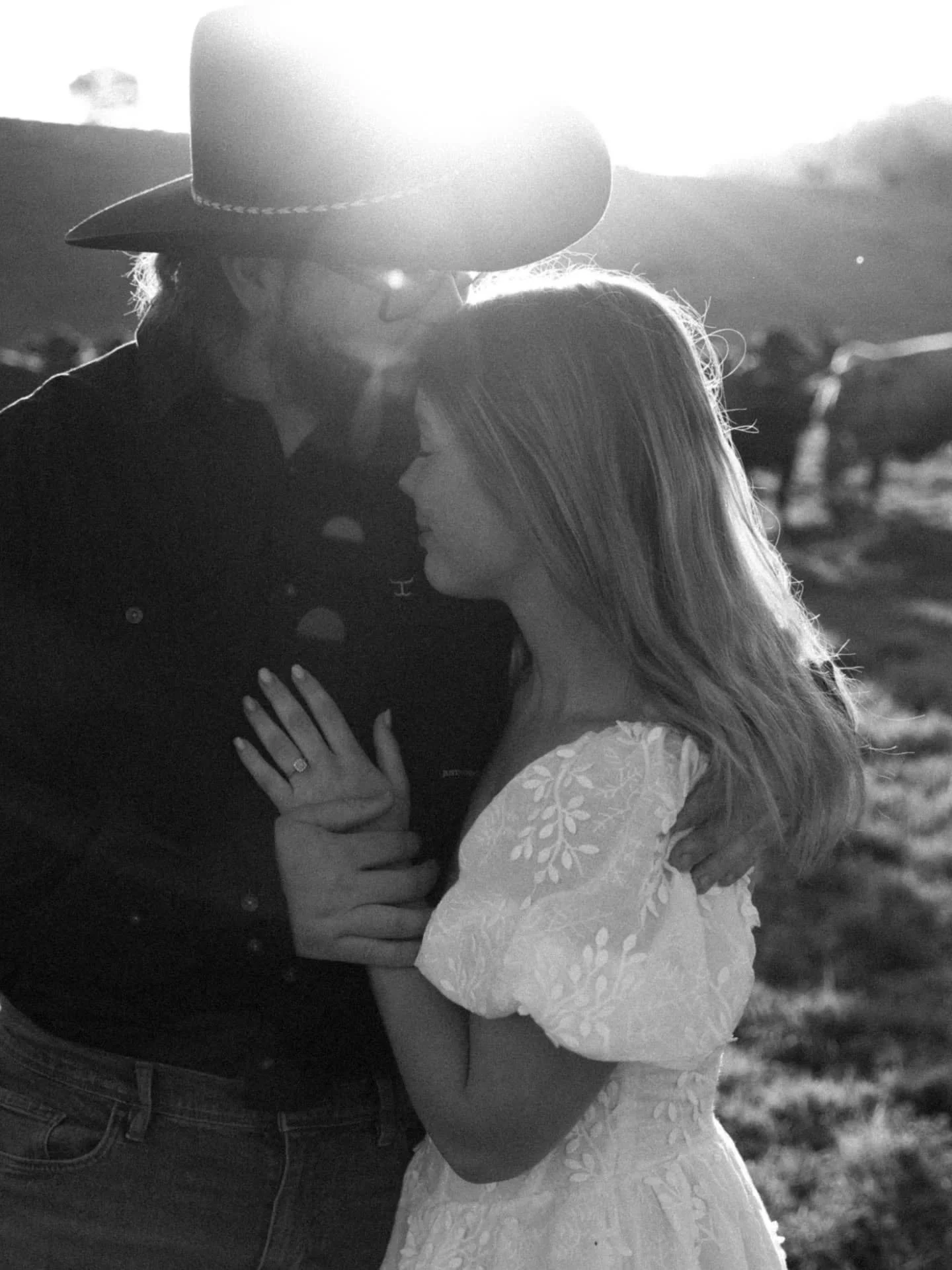 Two hearts, one horizon. 🖤🤍 Out where the boots hit the dirt and the world slows down, love feels different &mdash; stronger, steadier, wilder. This is the kind of love that doesn&rsquo;t just stand the test of time, it rides right alongside it, ha