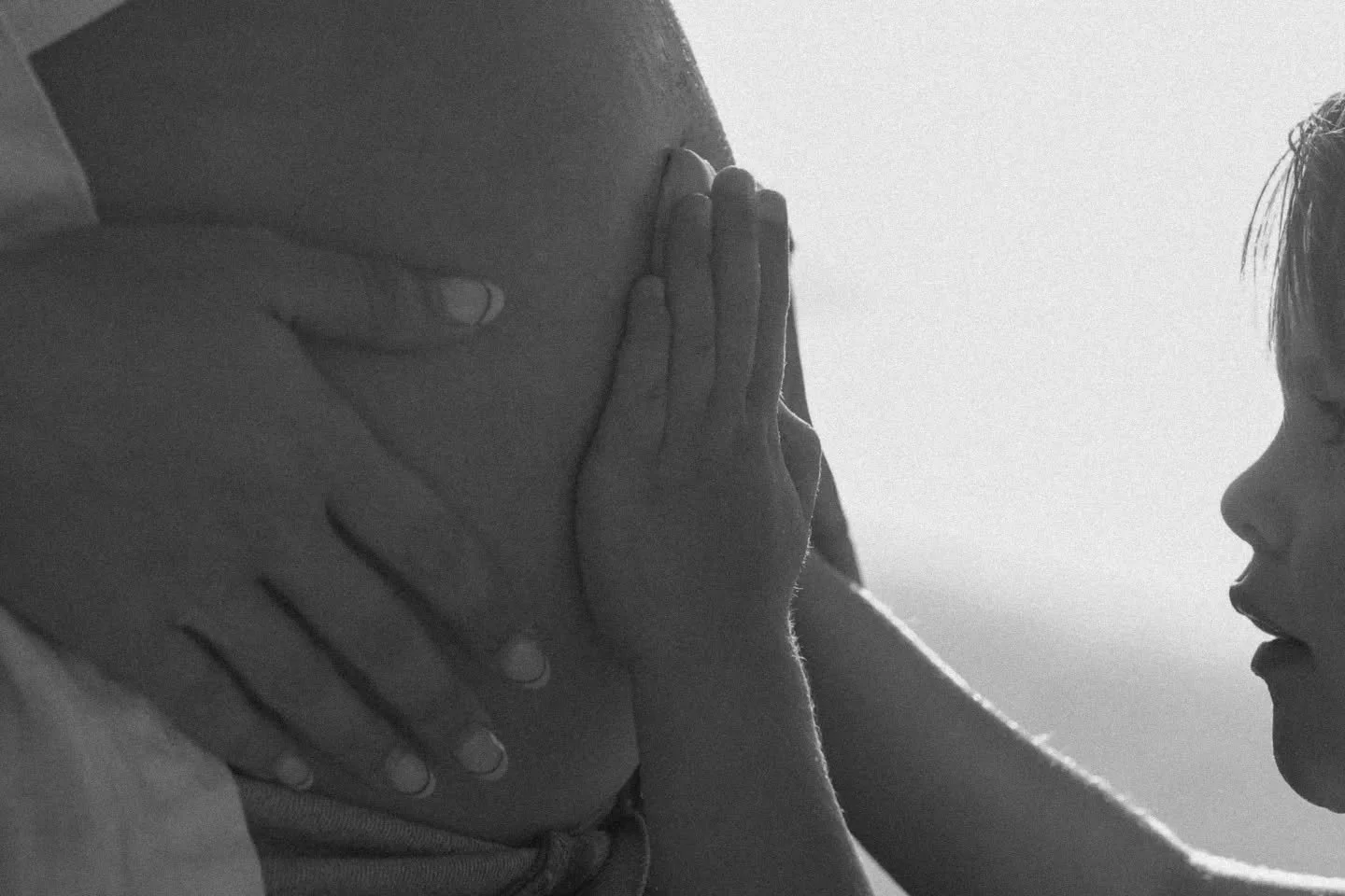 He found a shell by the shore and gently placed it on his mama&rsquo;s belly &mdash; as if he already knew his baby sibling was listening. No words, just a quiet moment between waves and heartbeats. Shell pressed to her bump, he whispered something o