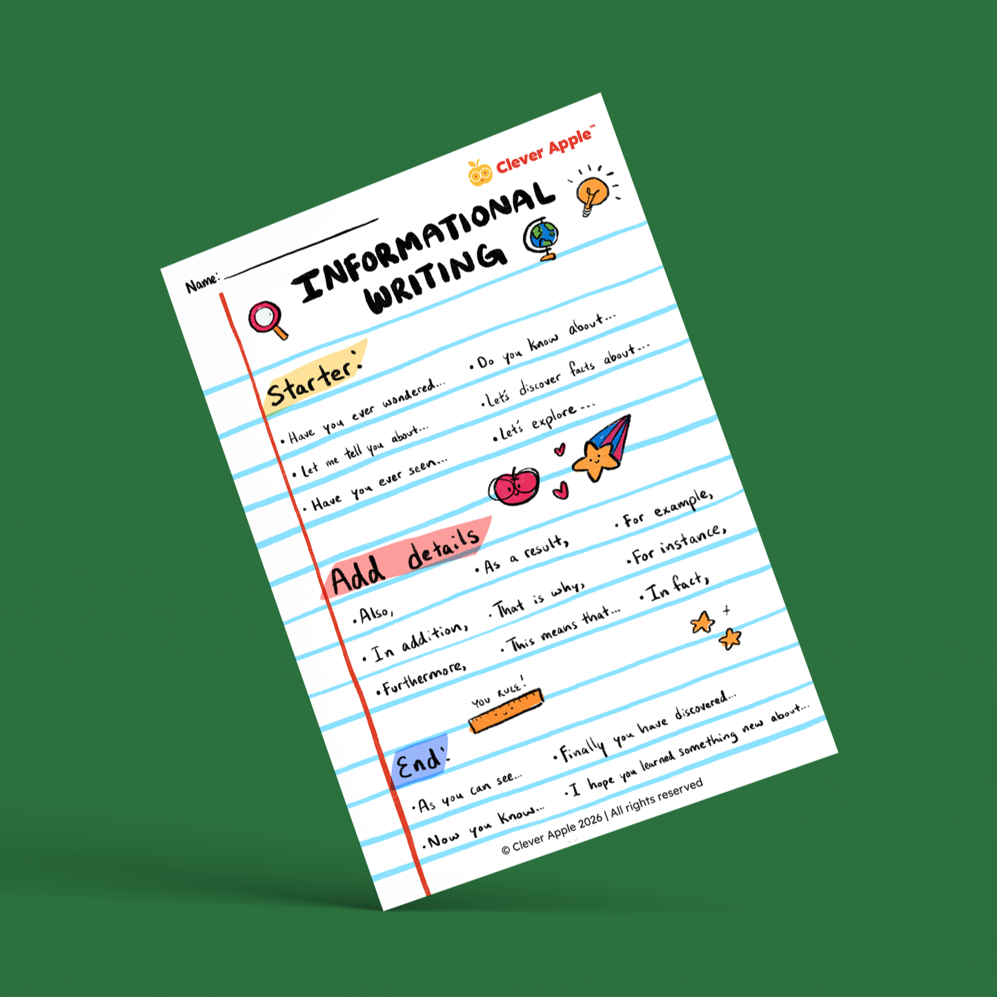 FREE DOWNLOAD - Informative Writing Guide