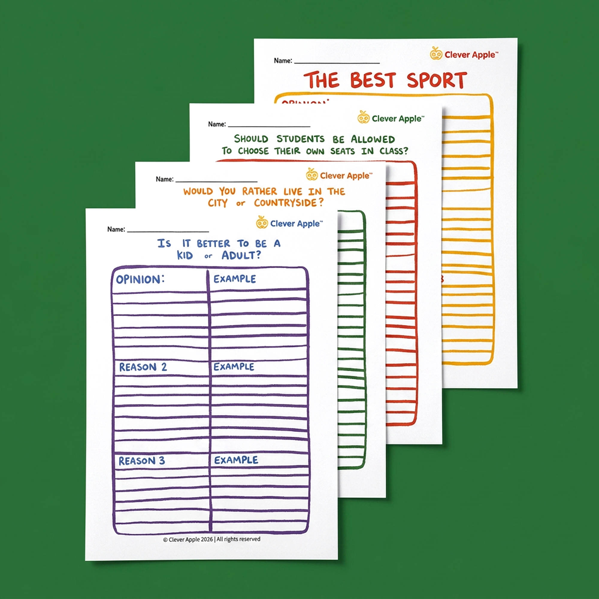 Opinion Writing Bundle 02