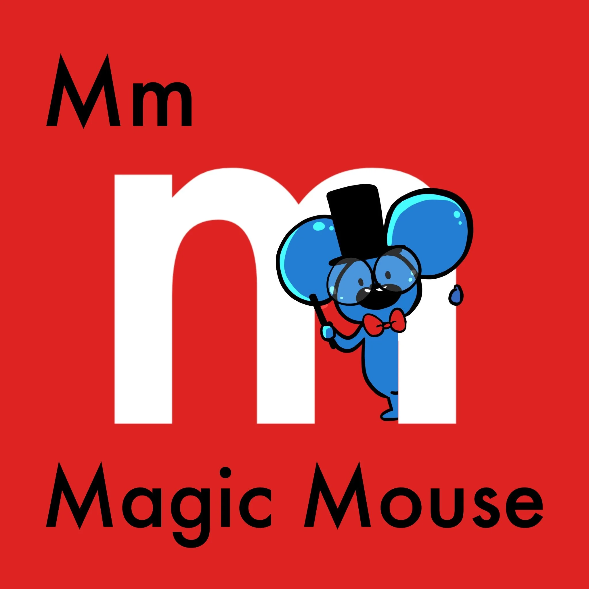 Meet Magic Mouse, the marvelous magician! With a mysterious twinkle in its eyes and a magical hat on his head, Magic Mouse is known for making mesmerizing magic happen. Magic Mouse practices marvelous tricks and learns new magical moves. 