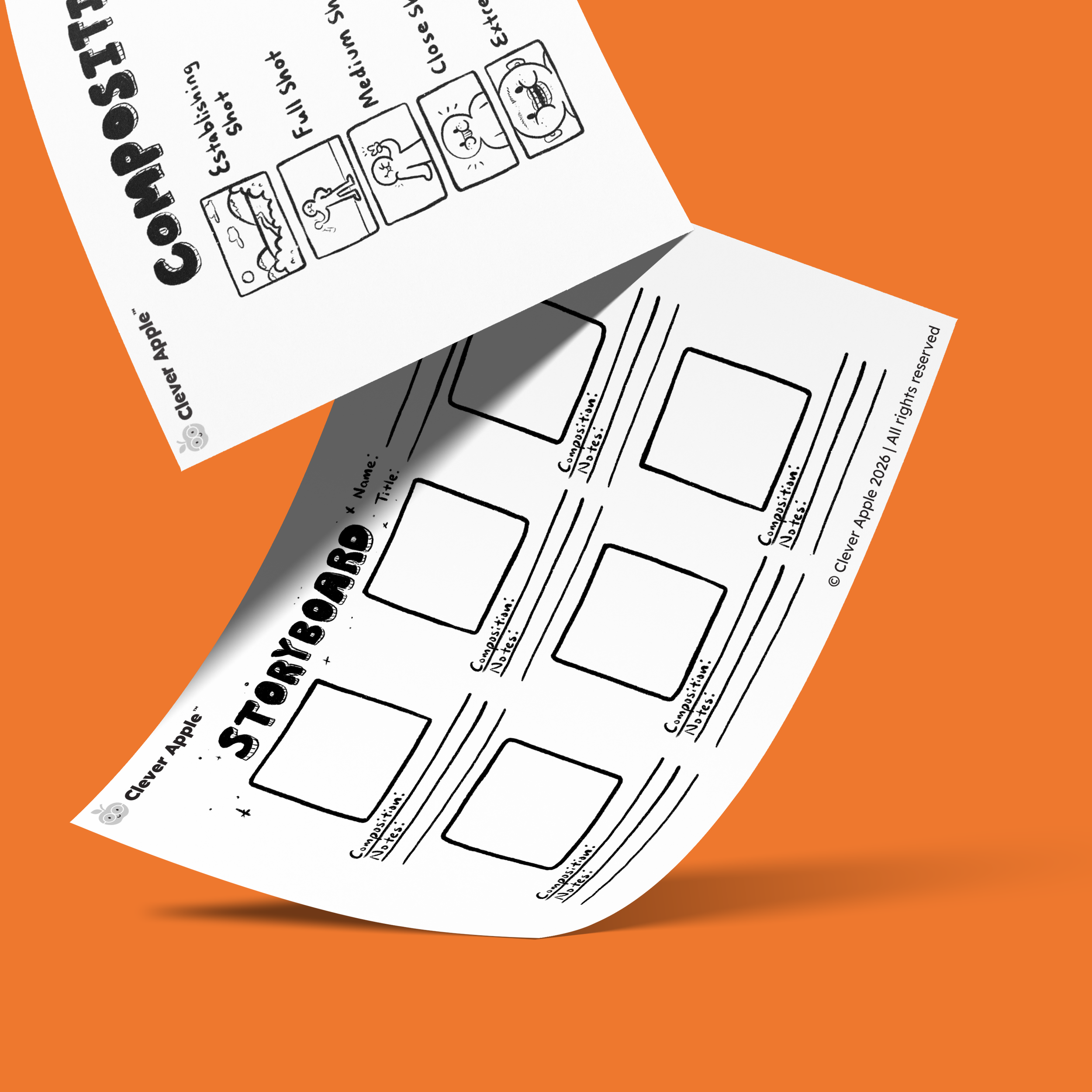 FREE DOWNLOAD - Storyboard + Story Composition Planner