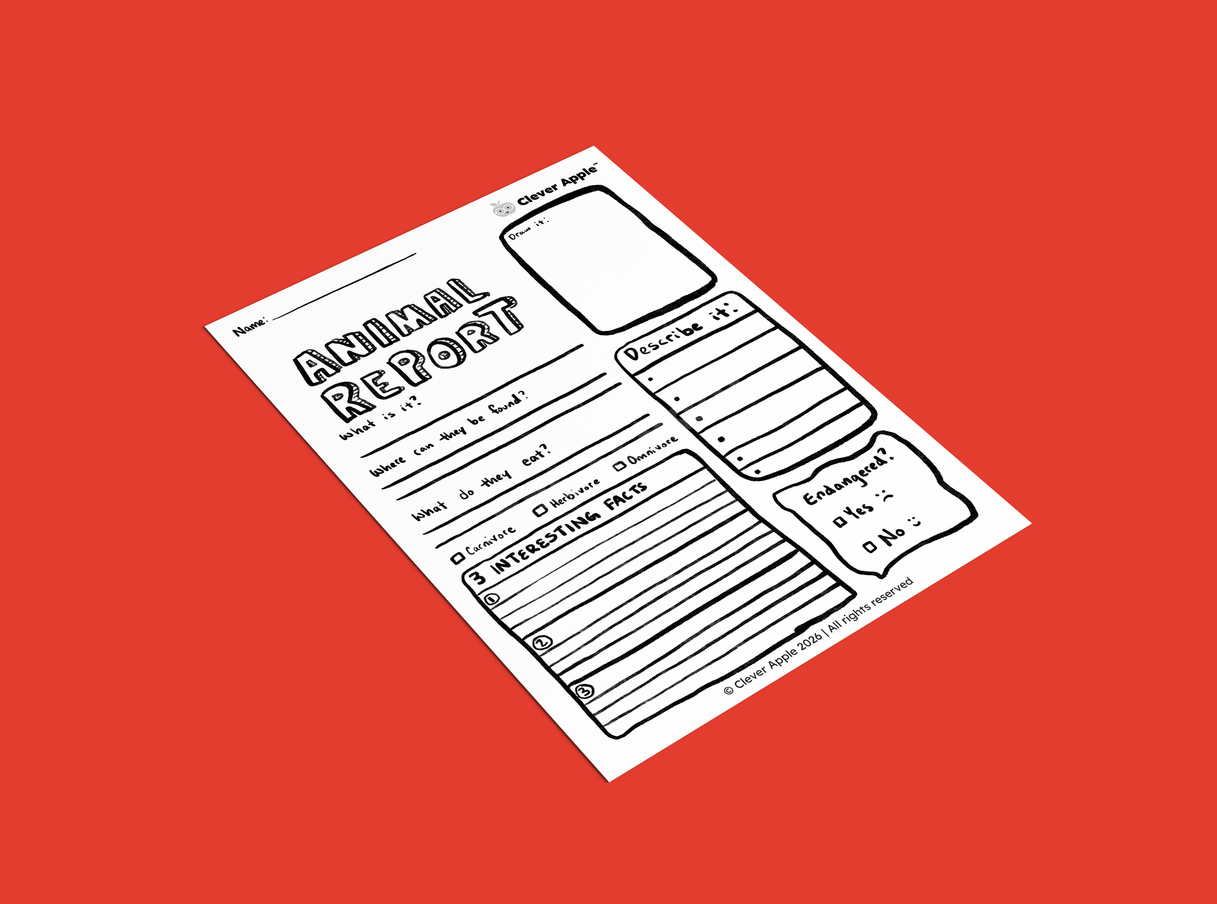 FREE DOWNLOAD - Animal Report