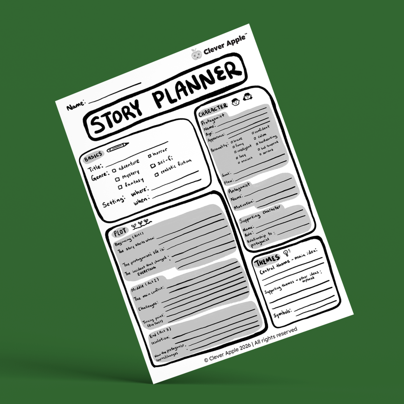 FREE DOWNLOAD - Story Planner