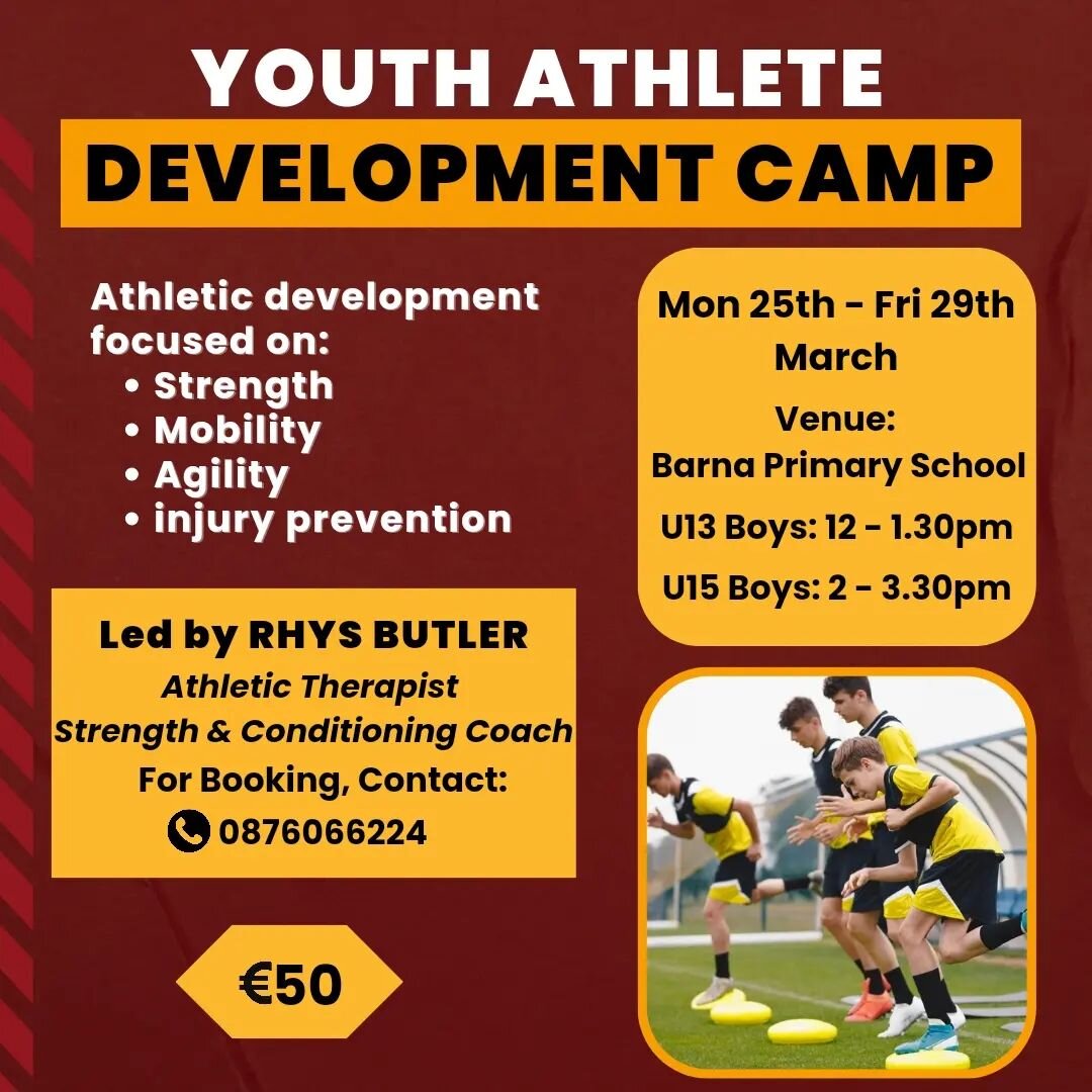 Looking forward to the youth athlete development camp I'll be running over the Easter.

The most important aspect of youth athlete training is the development of fundamental motor skills and good training habits leading to greater performance and suc