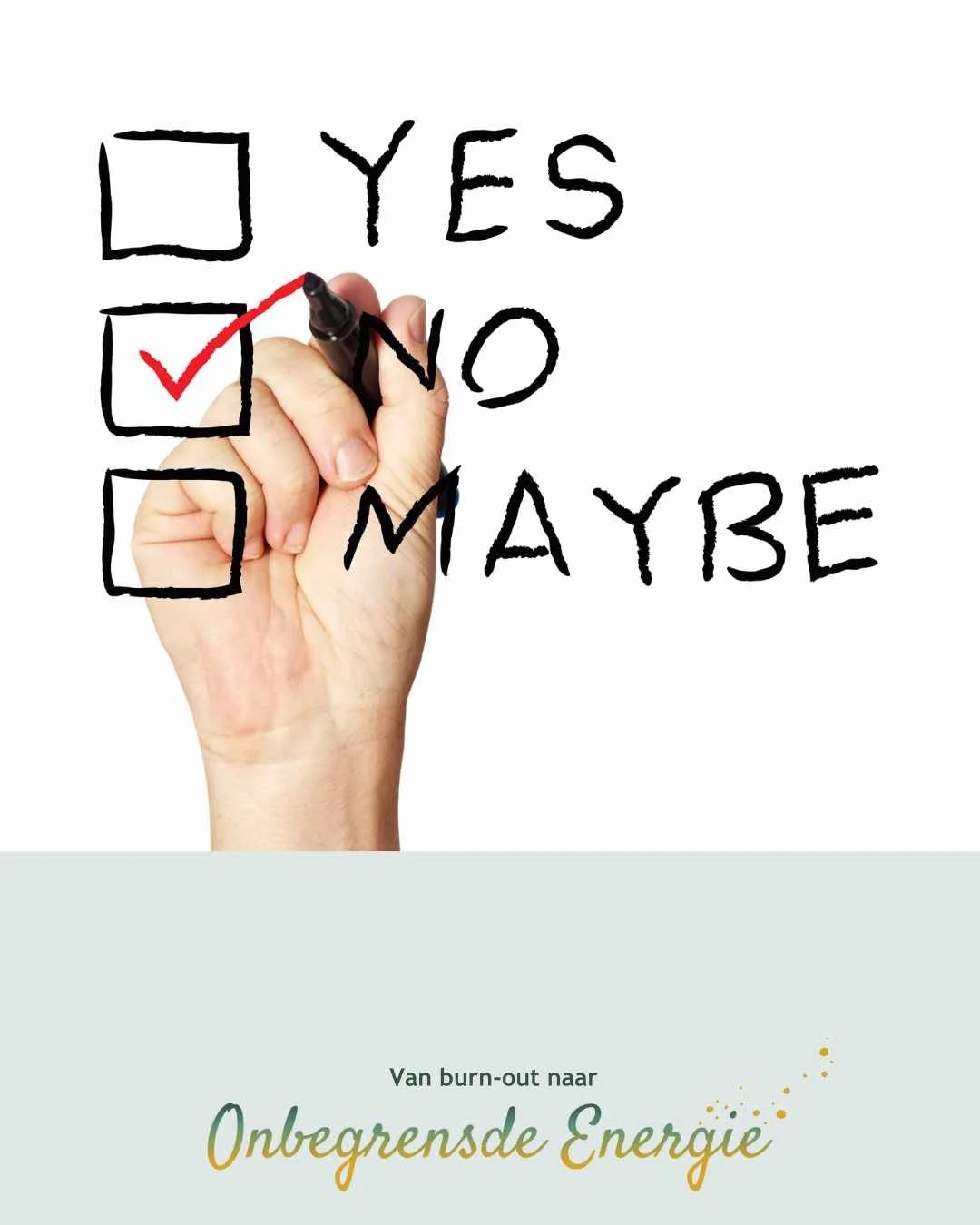 Ik kan geen nee zeggen!
