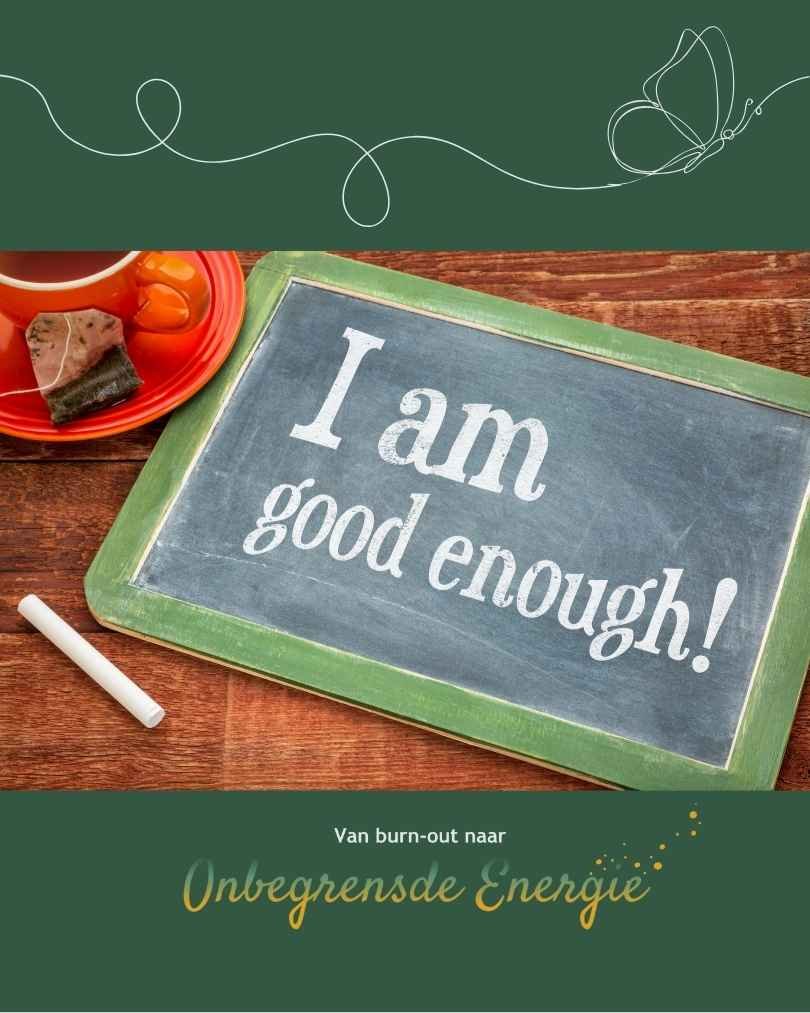 Waarom je je nooit goed genoeg gaat voelen, hoe hard je ook aan jezelf werkt