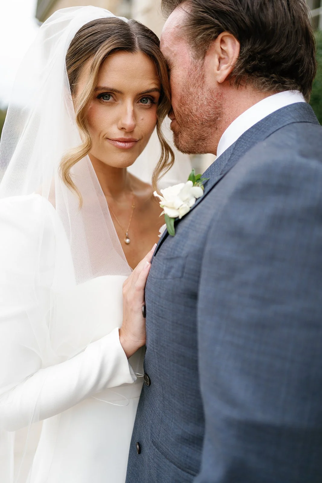 bride and groom at Hotham Hall Estate