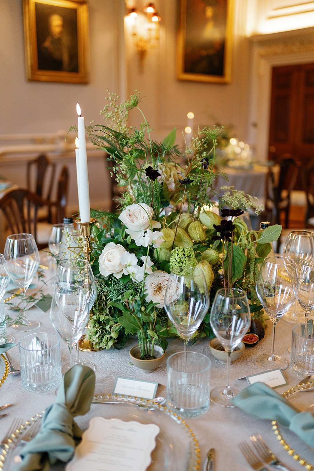 table centre old money at Hotham Hall Estate