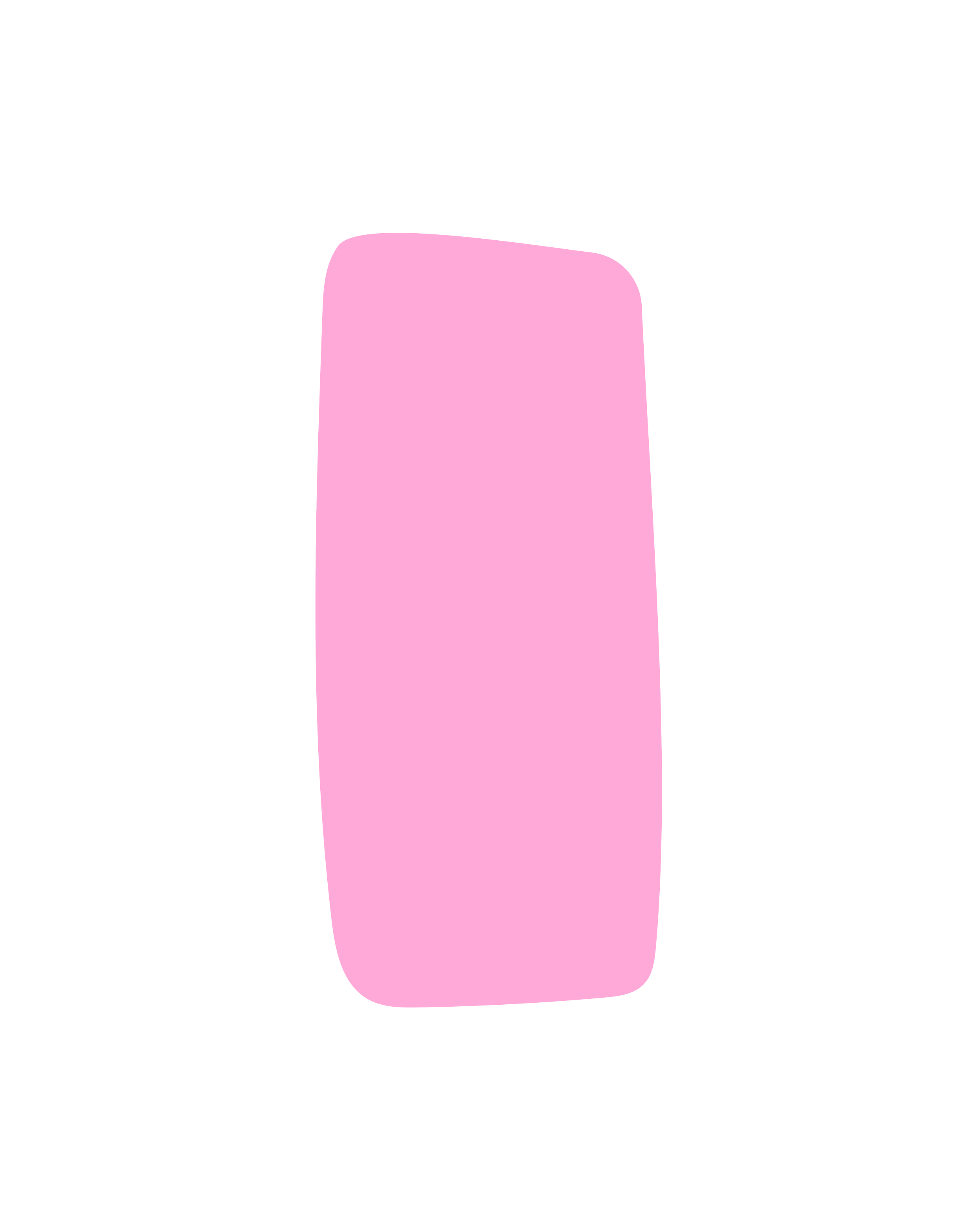 Pink wireless computer mouse on a white background.