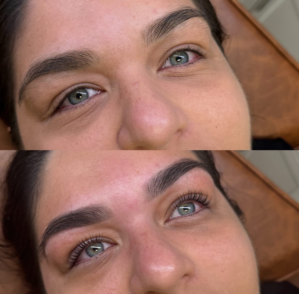 The transformation over the past 3 months of this brow restoration has been 🔥 🔥 🔥 
&amp; today we&rsquo;ve added a lash lift, tint + filler treatment 

Swipe across for the before brows 3 months ago.