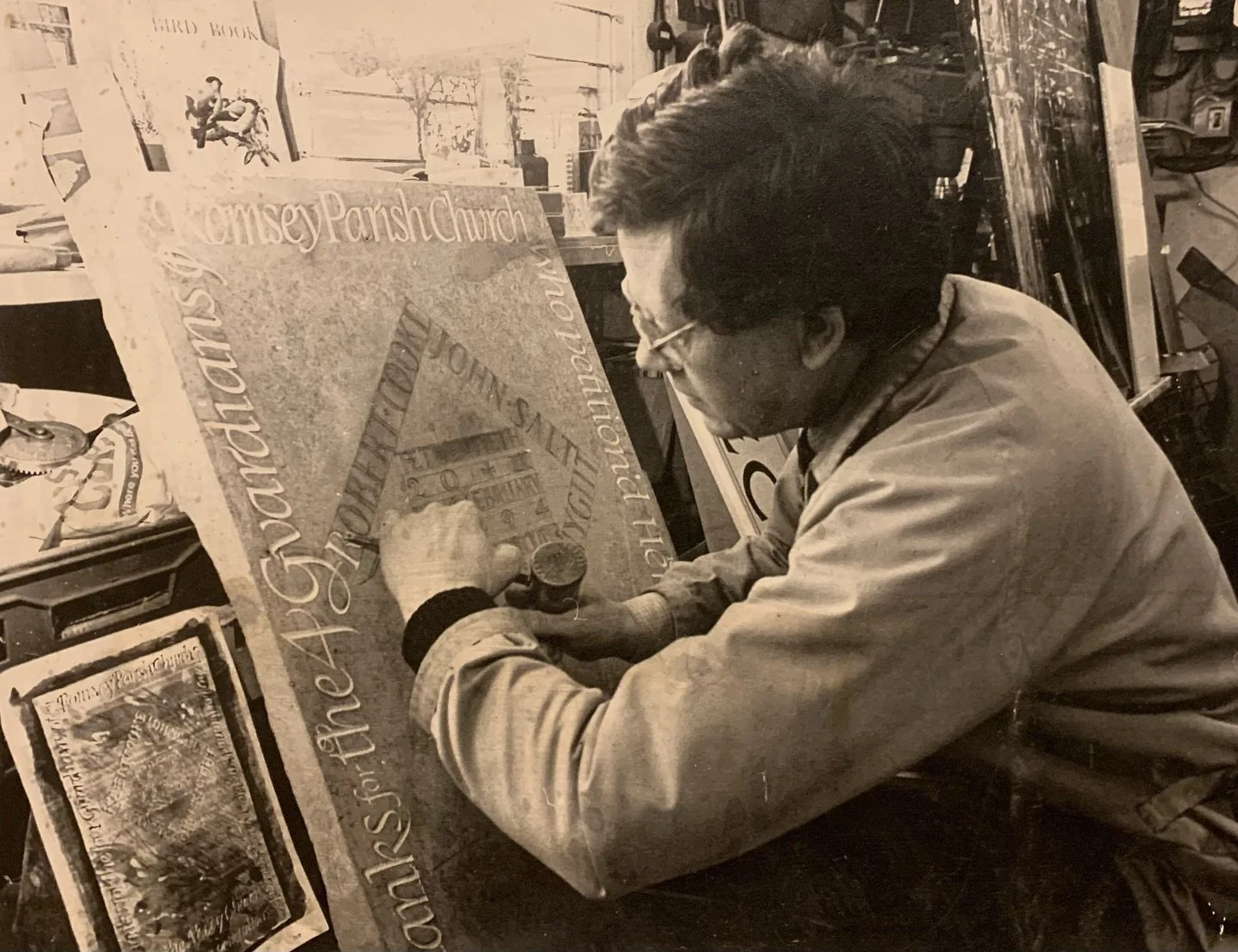 When I first got into traditional signwriting, I started taking photos of any signwriting I noticed around me (and still do), mostly across the New Forest, Salisbury, Winchester, and especially Romsey. If possible, I&rsquo;d ask who had painted the s