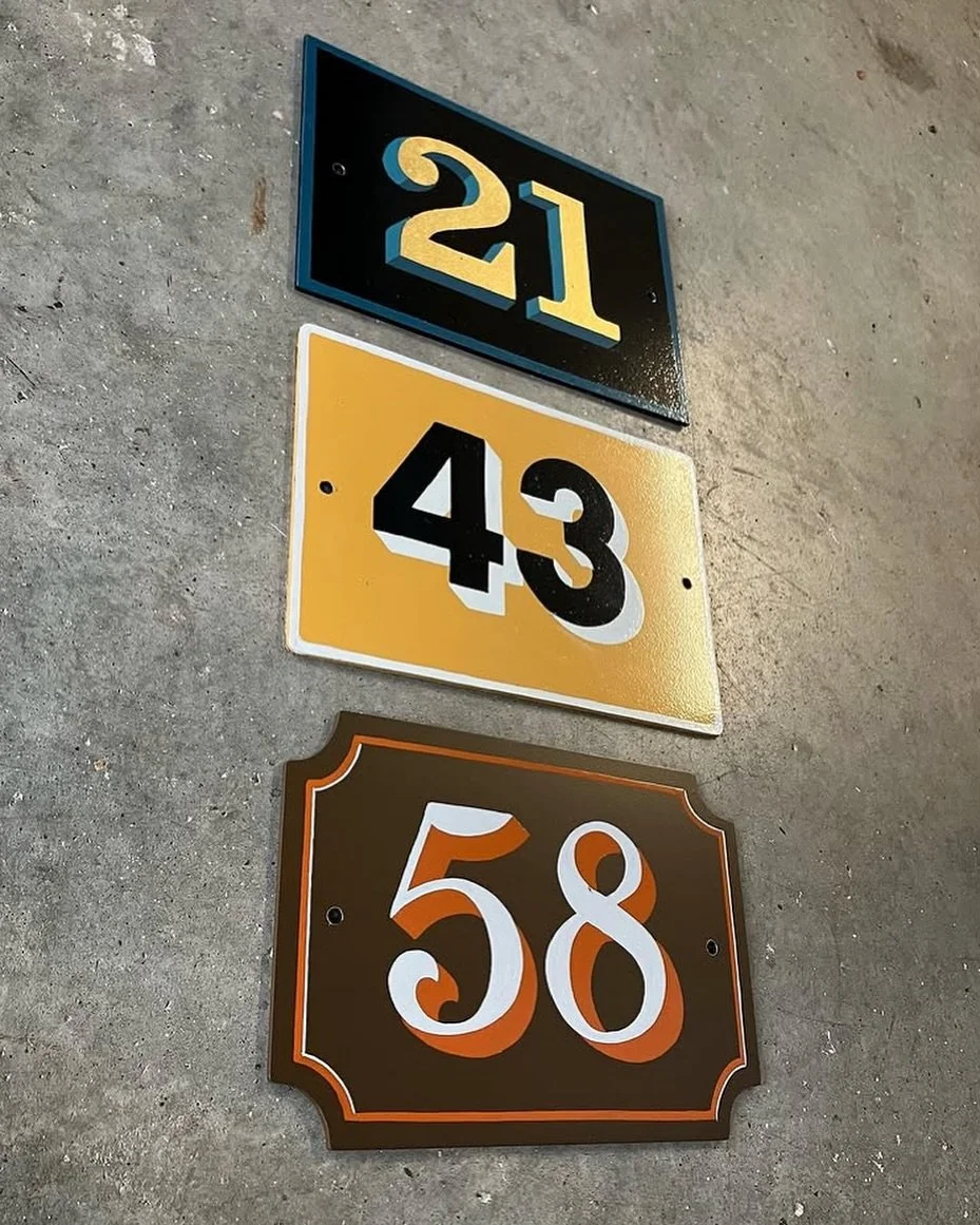 Interested in a colourful, customised house number to add some character to your home? - drop me a message!