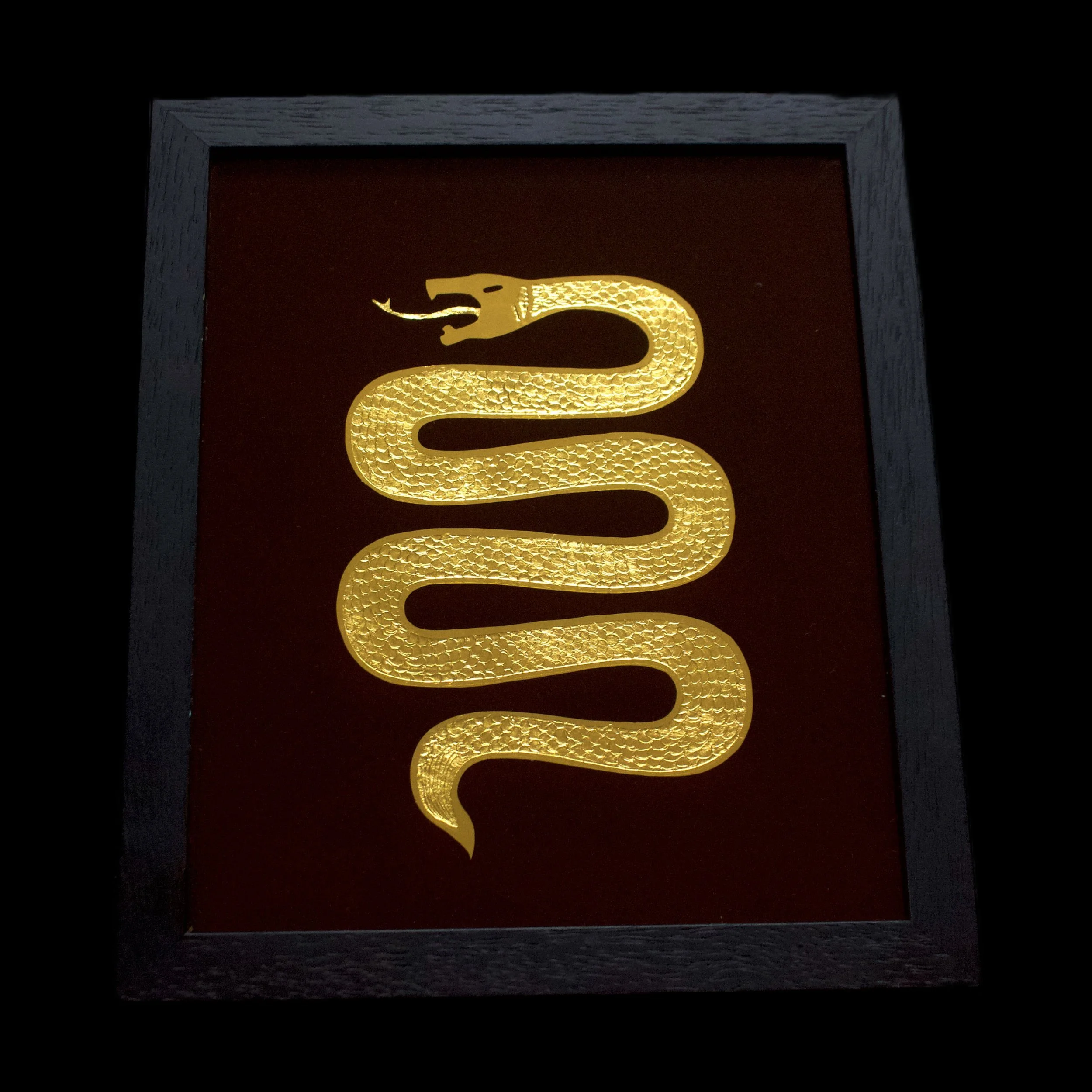 Gilded Gold Glass Sign:Art42.jpg