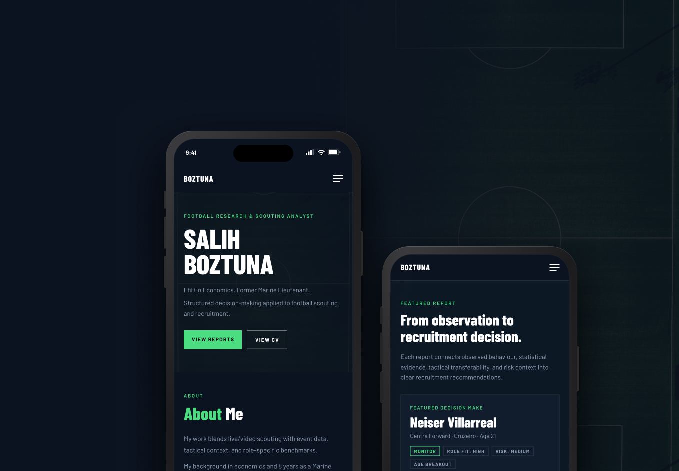 Football Scouting Portfolio