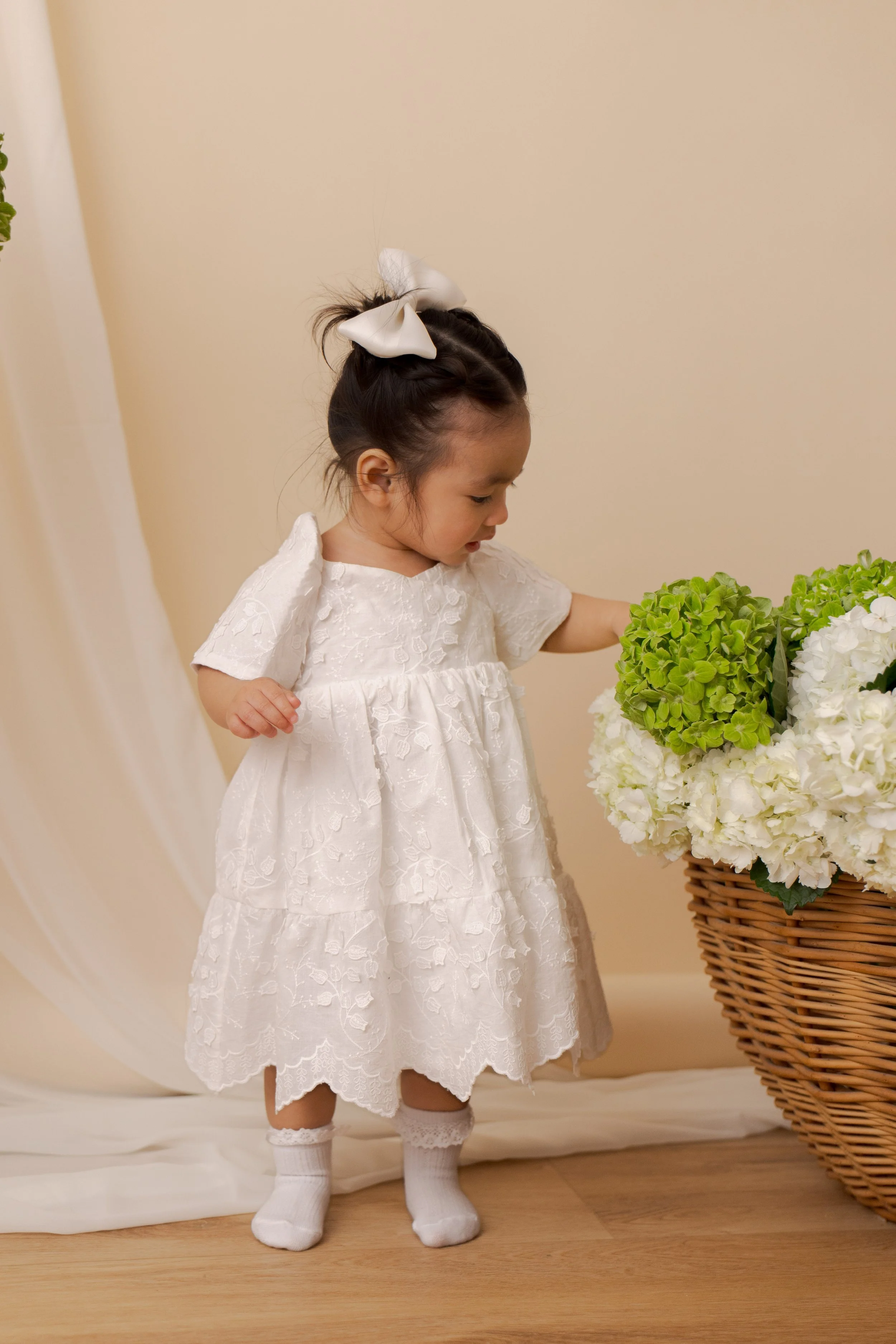 Rufina Baby Terno in Embroidered Cotton